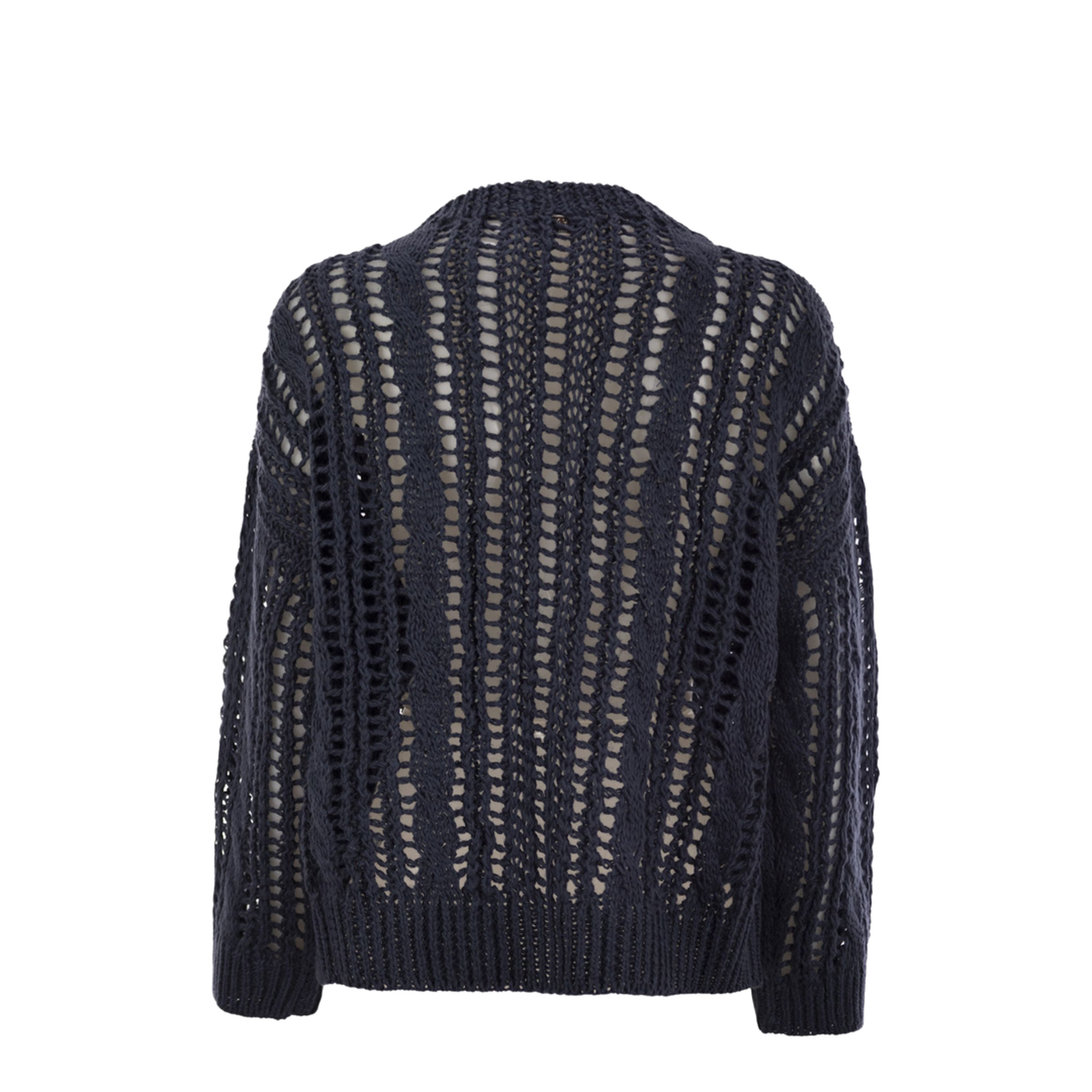 Cable & Mesh Jute and Cotton Jersey