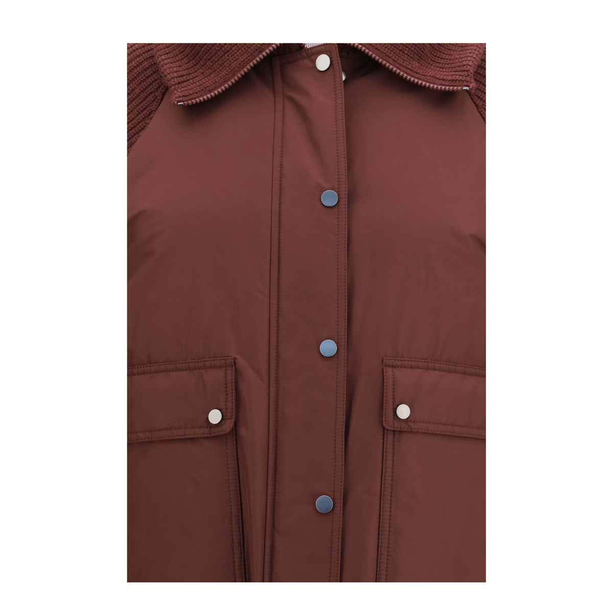 MAYFEYR - Brunello Cucinelli - Down Jacket With Wool Sleeves - MH5257294PC036