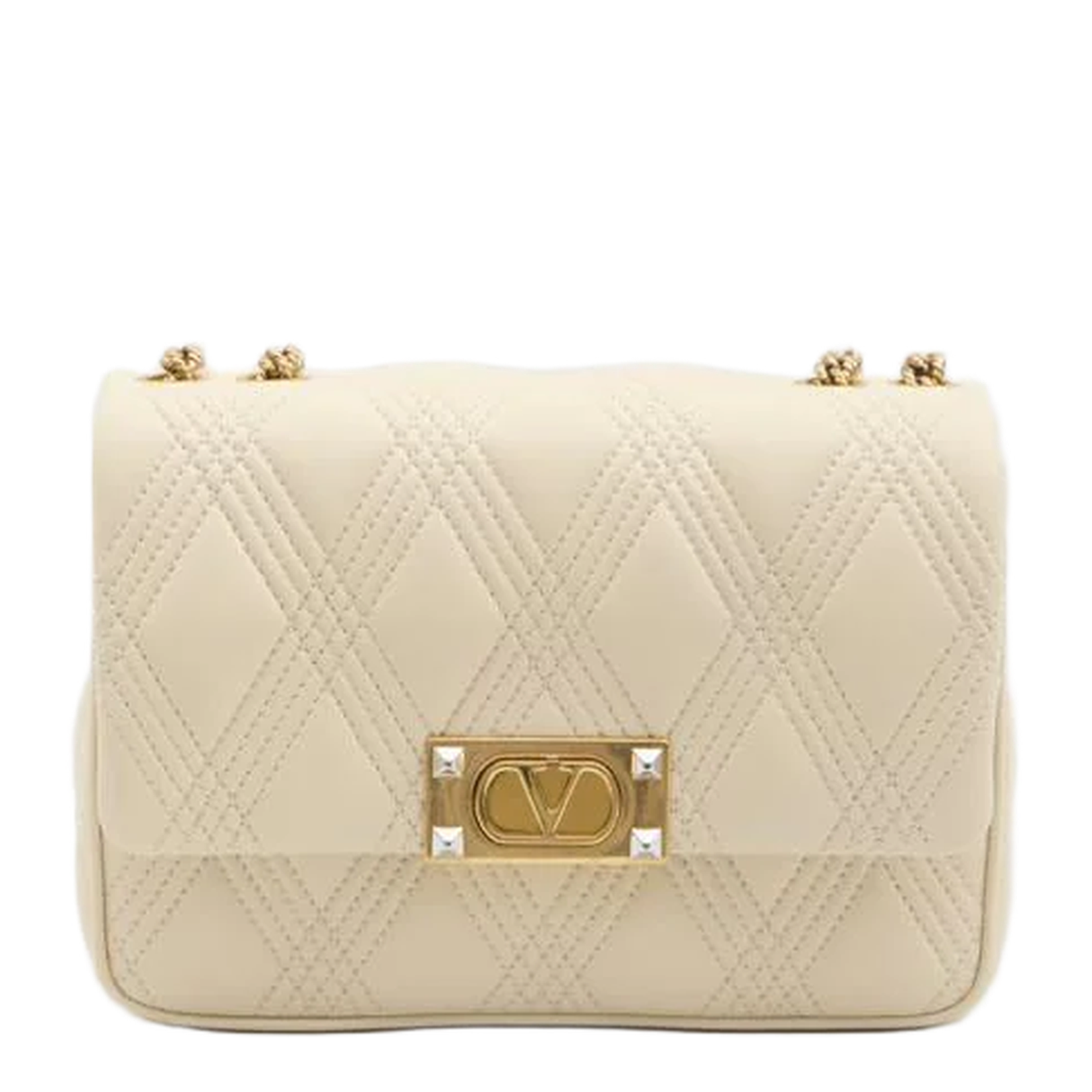 【関税&送料込】Valentino Garavani Leather Medium Quiltie 67 Valentino Garavani Quiltie 67 Medium Shoulder Bag In Quilted