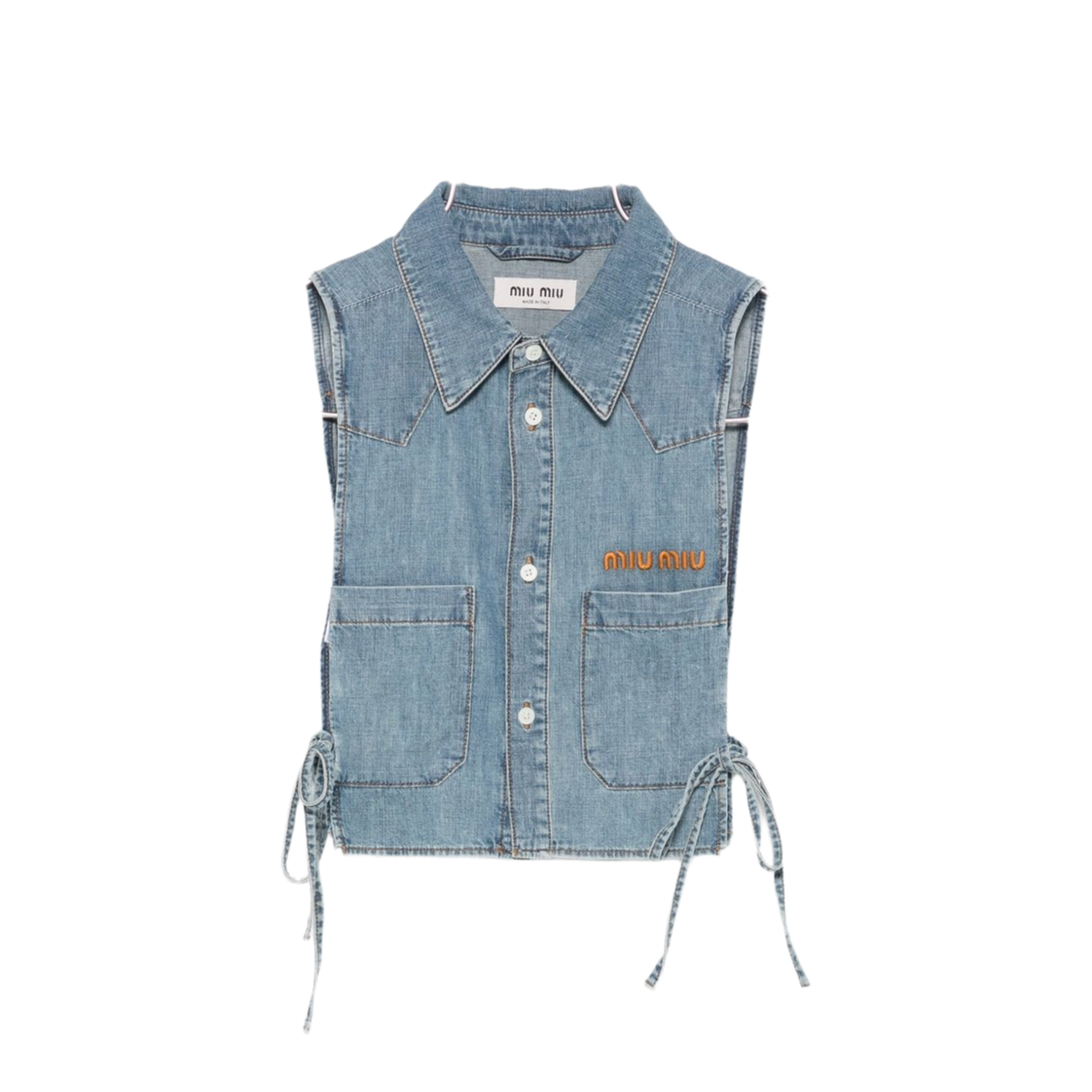 MAYFEYR - Miu Miu - Clear Blue Shirts - GWC144193KF0013