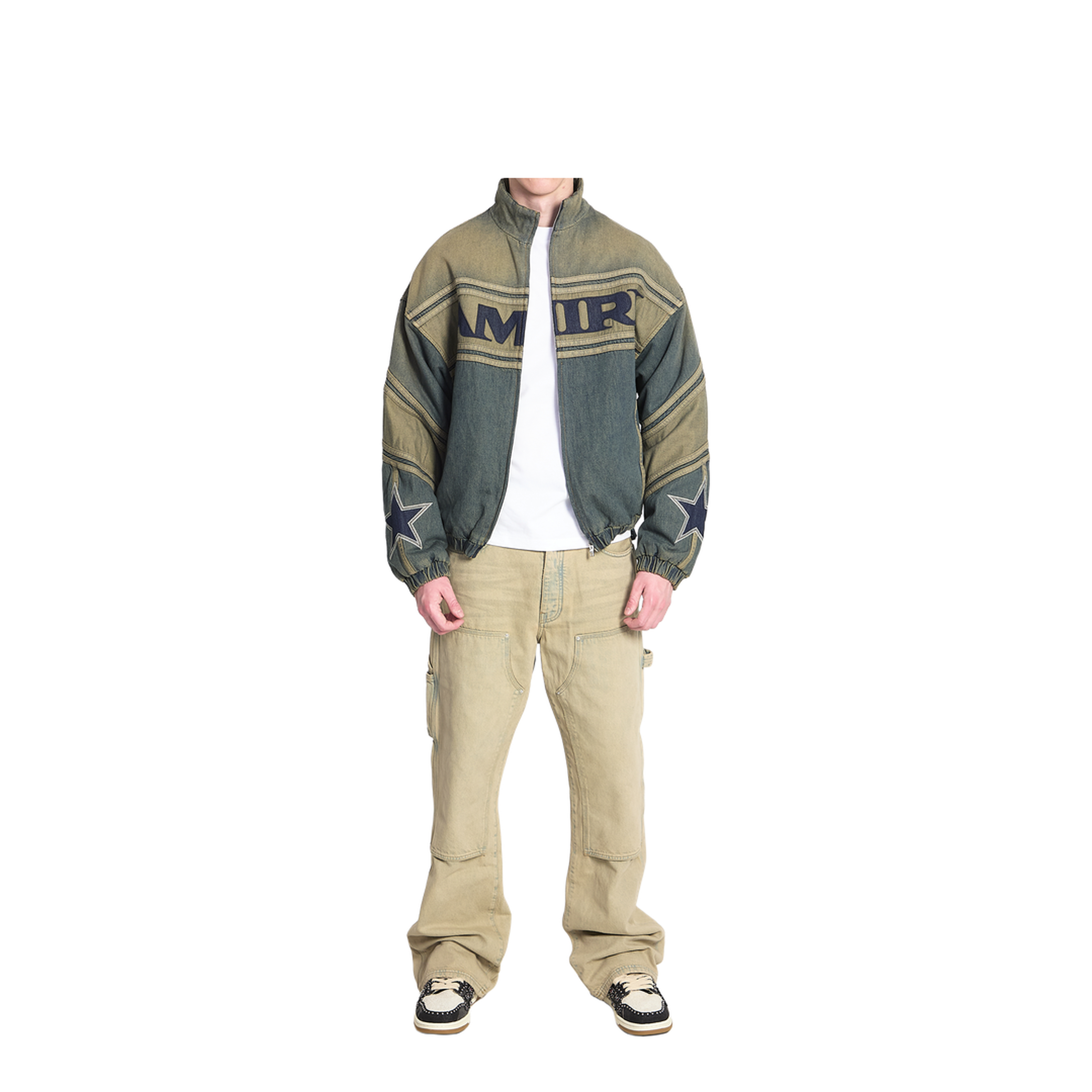 Sport Denim Track Jacket