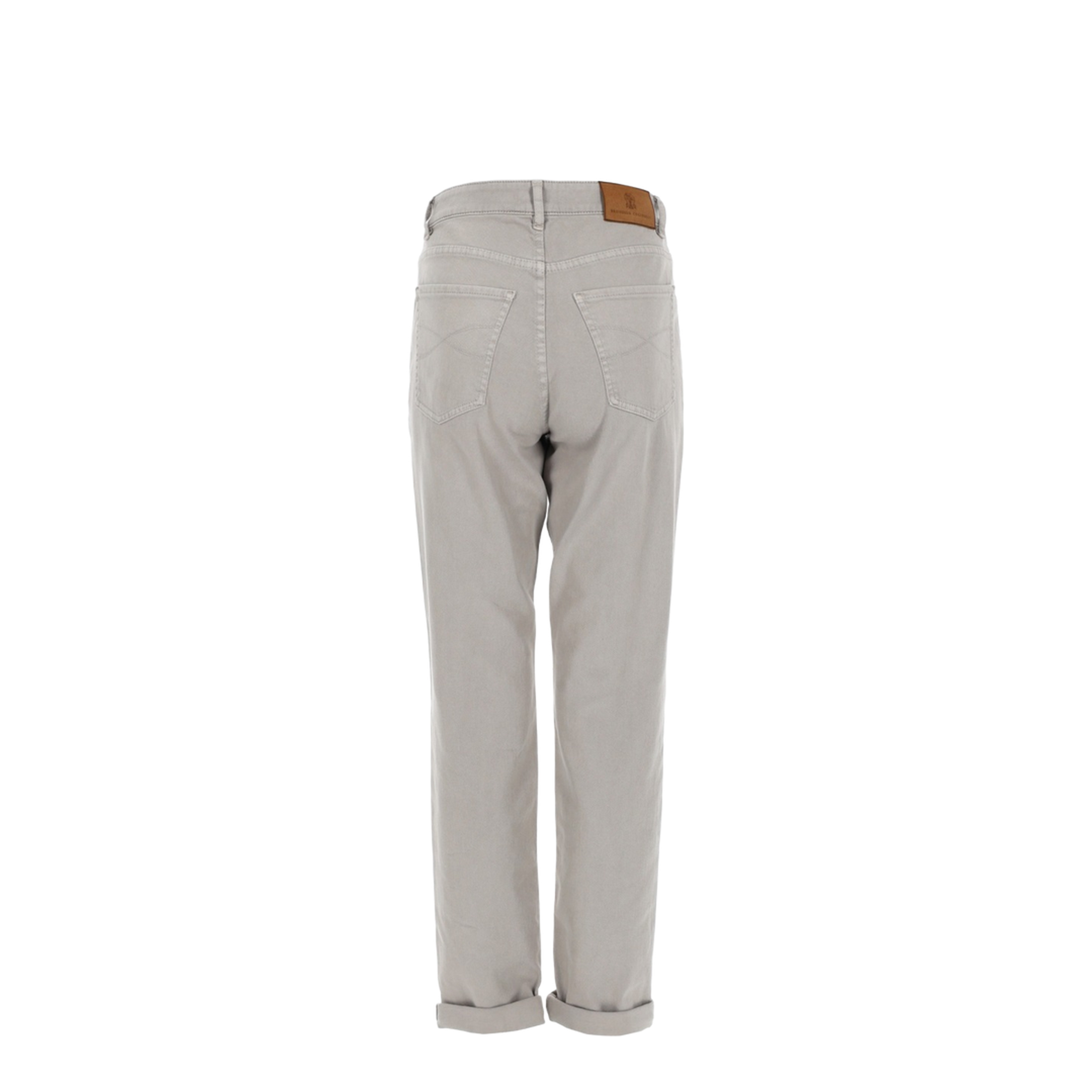MAYFEYR - Brunello Cucinelli - Logo-Embroidered Five-Pocket Trousers - M277PD3210C7500