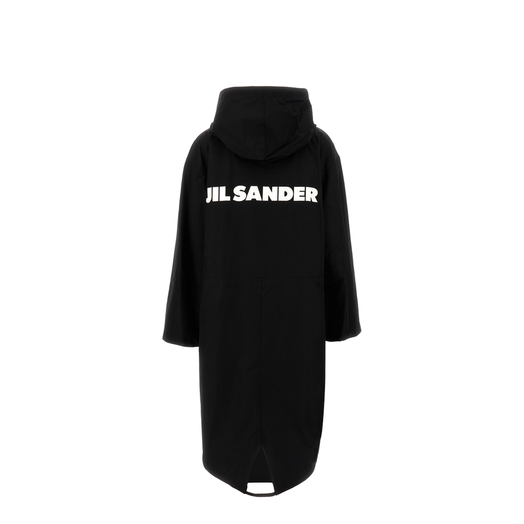 Rear Logo Parka - Black