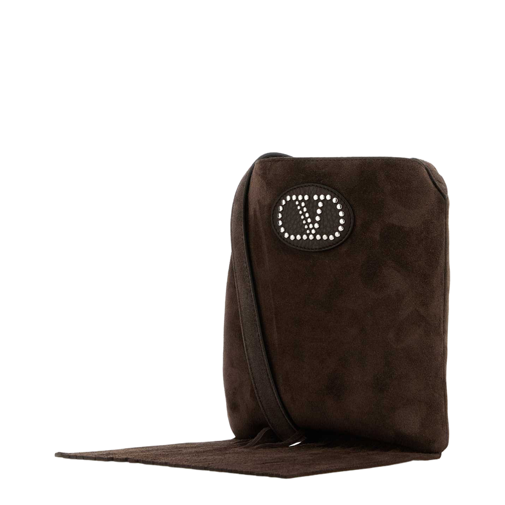Brown Suede Nellcã´te Crossbody Bag