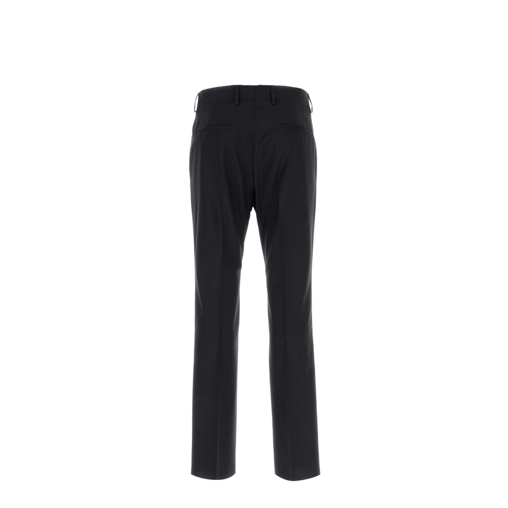 Dark Blue Wool Blend Pant