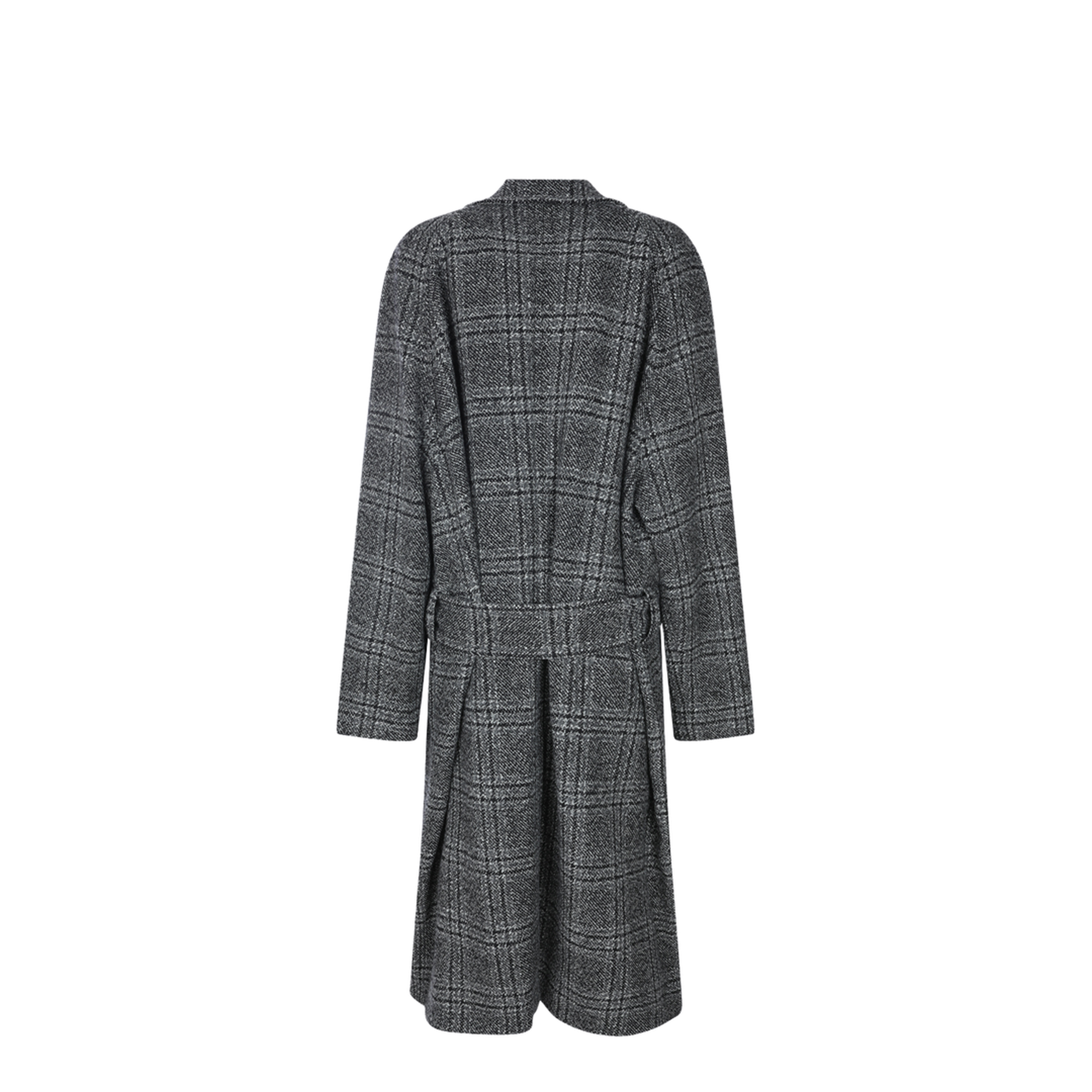 Grey One Layer Coat