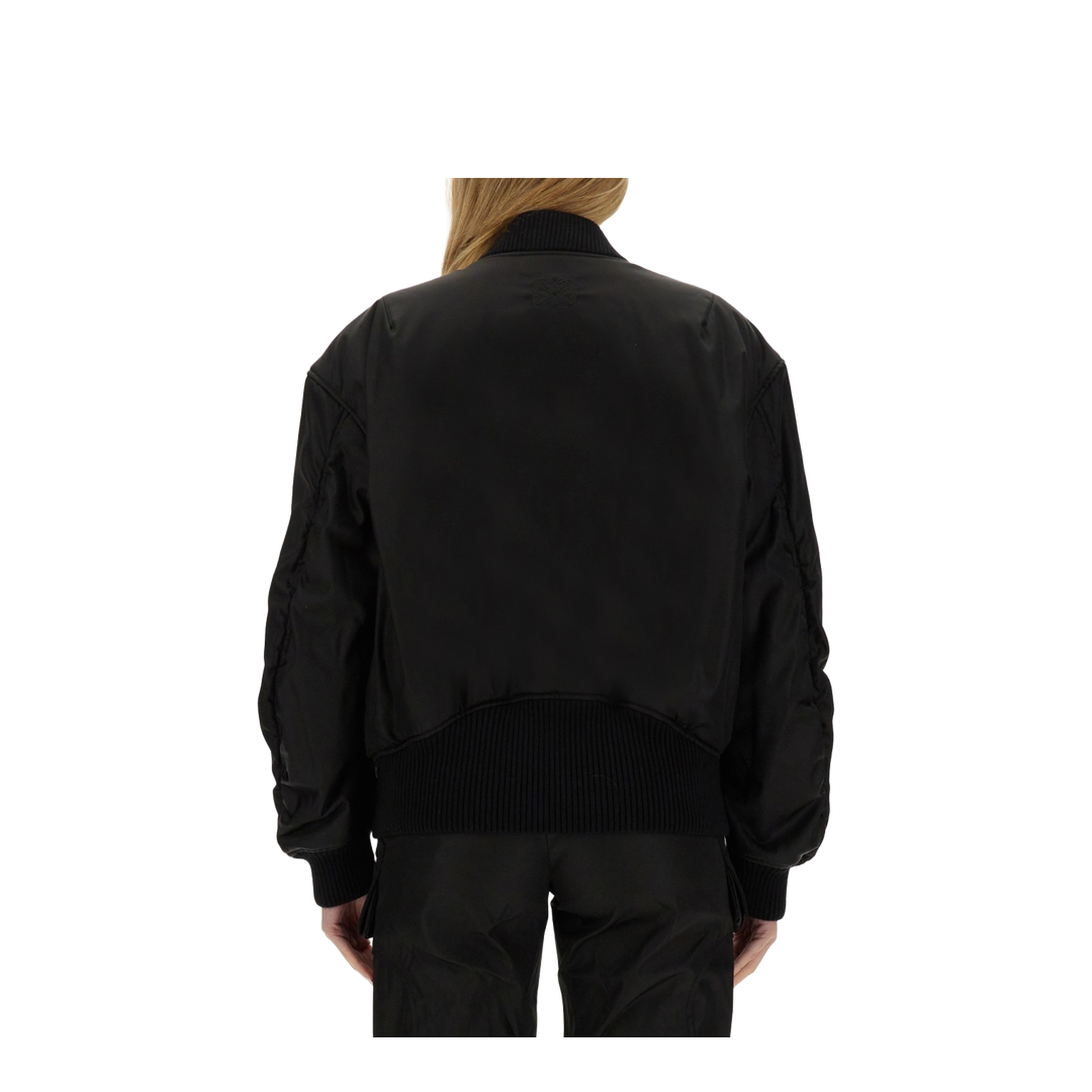 Nylon Twill Bomber Jacket