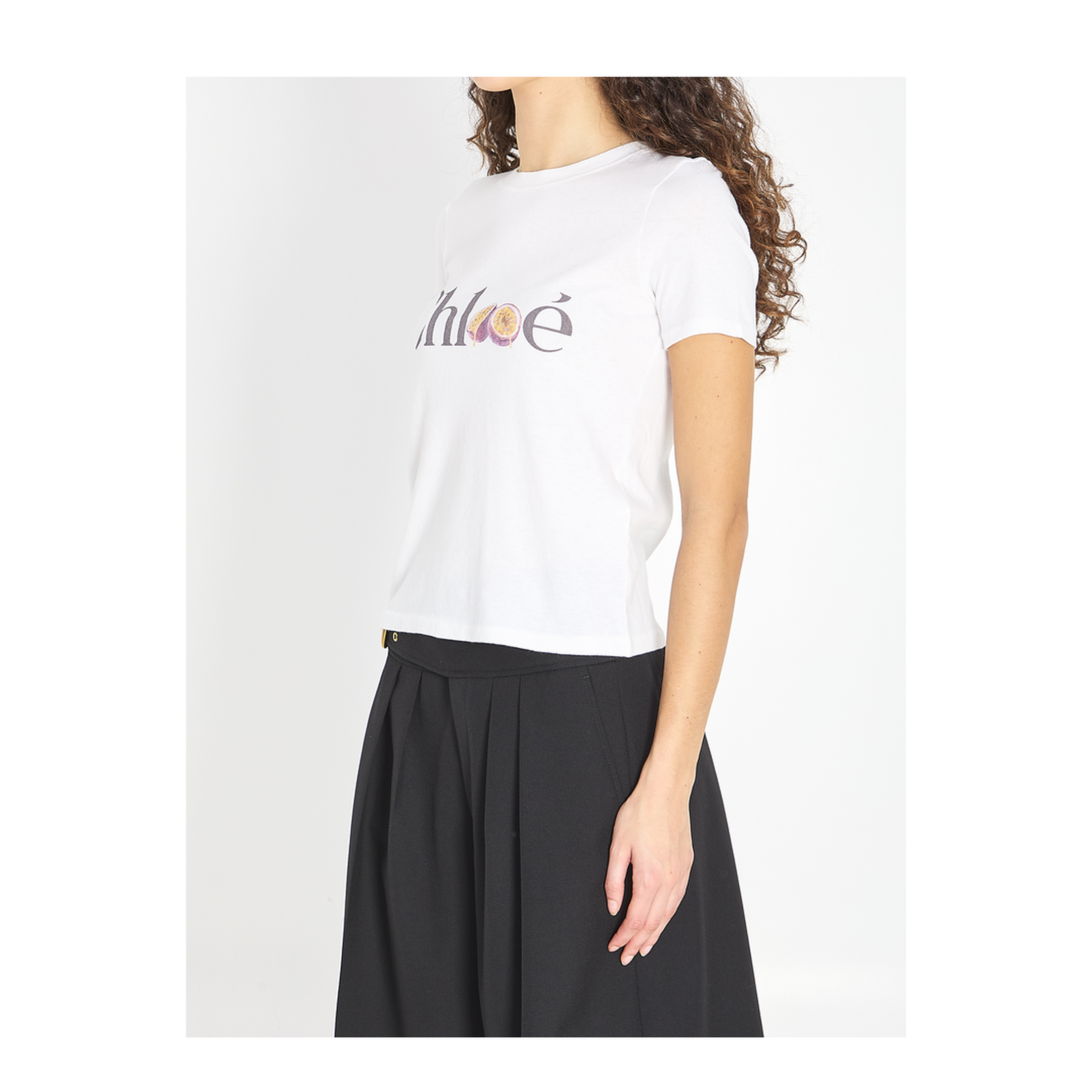 Baby Fit Logo T-Shirt in Cotton Jersey White