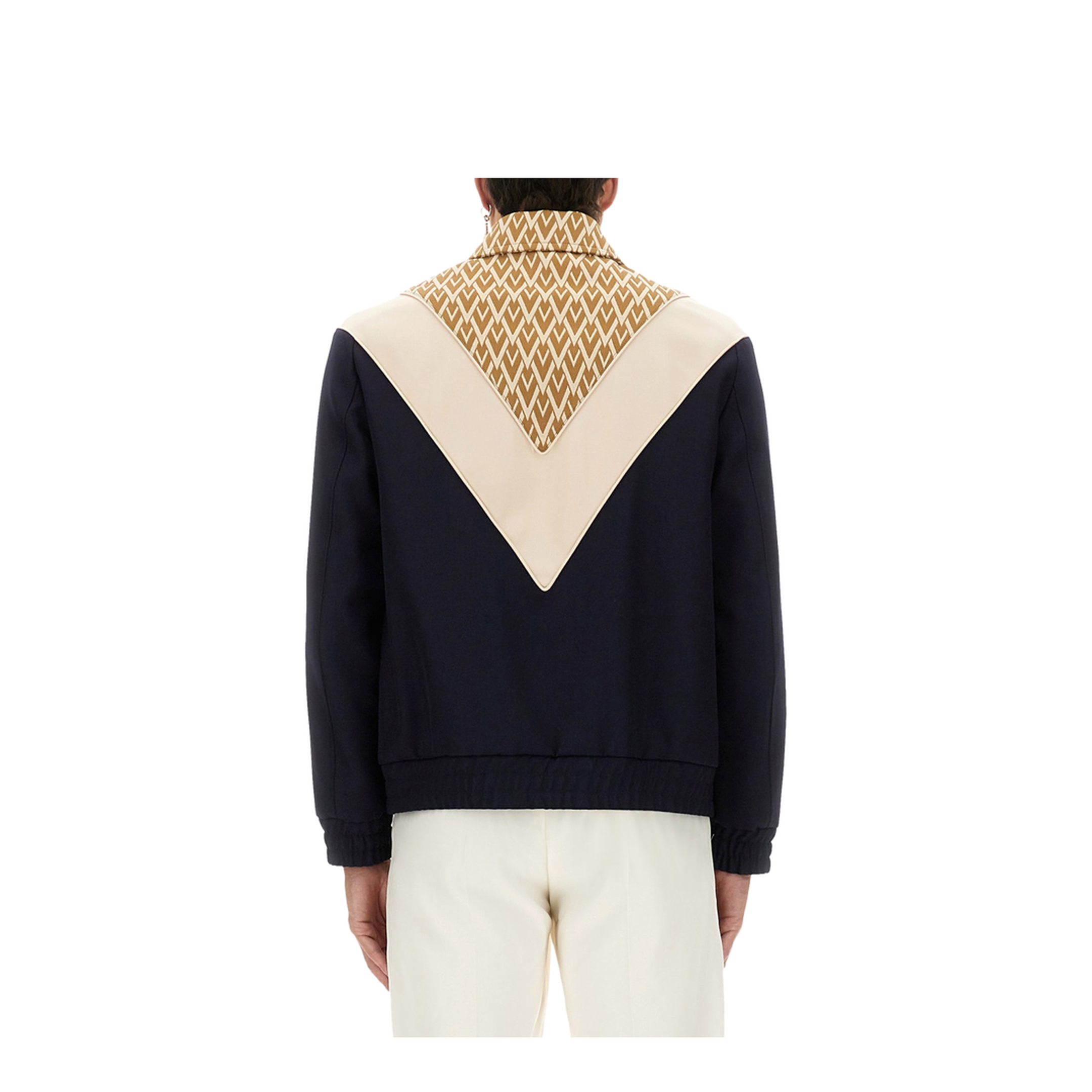 Wool Bomber Jacket with Print TOUTE LA V