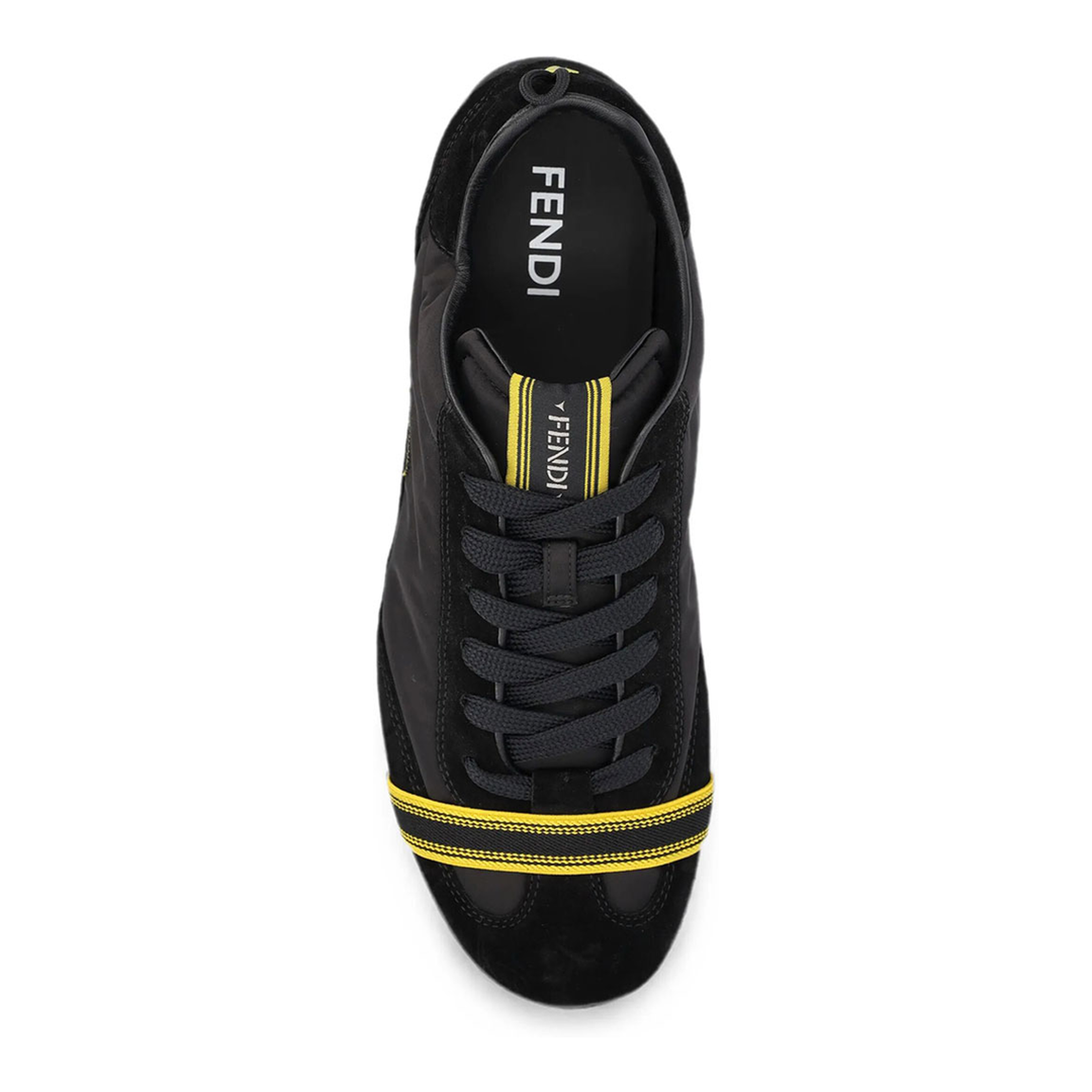 MAYFEYR - Fendi - Wrap Low-Top Sneakers In Suede And Fabric - 7E1968AY0T