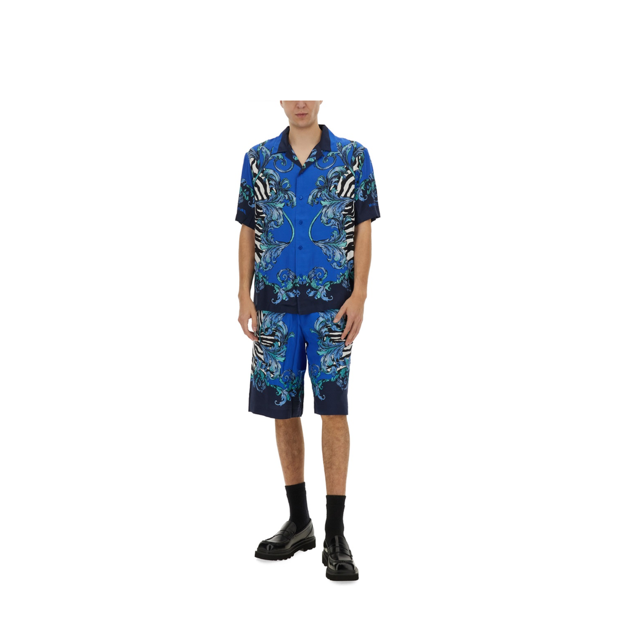 MAYFEYR - VERSACE JEANS COUTURE - Viscose Shorts - 78GAD10ANS621288