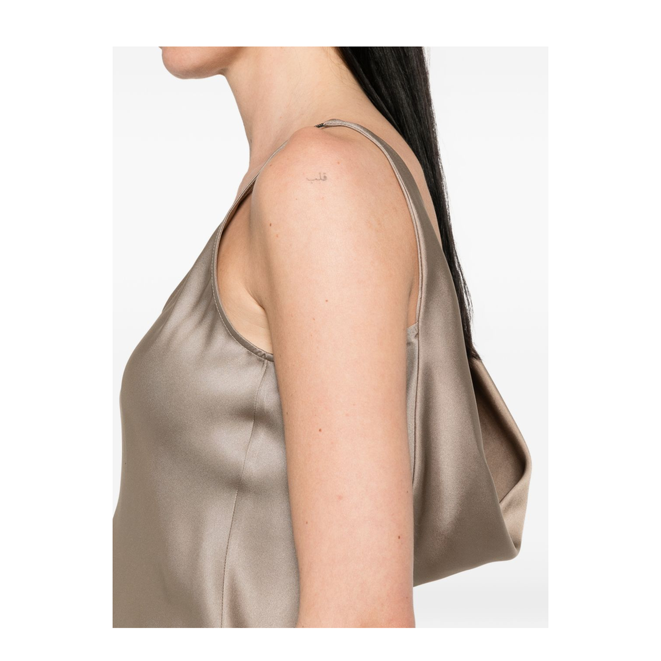 Women's Silk Top Gold