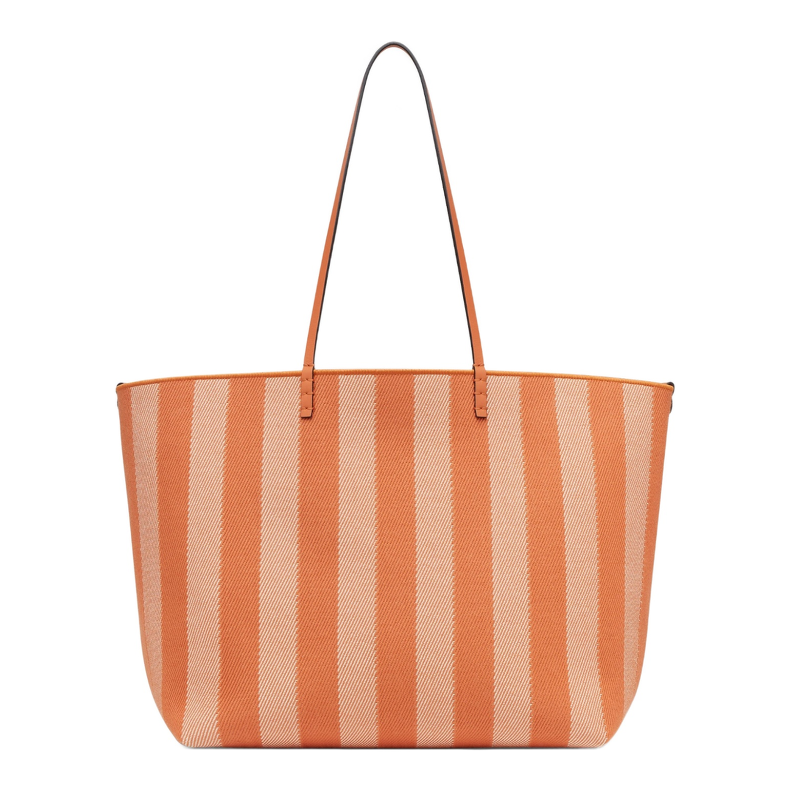Roll Large Canvas Shopper Bags - Orange