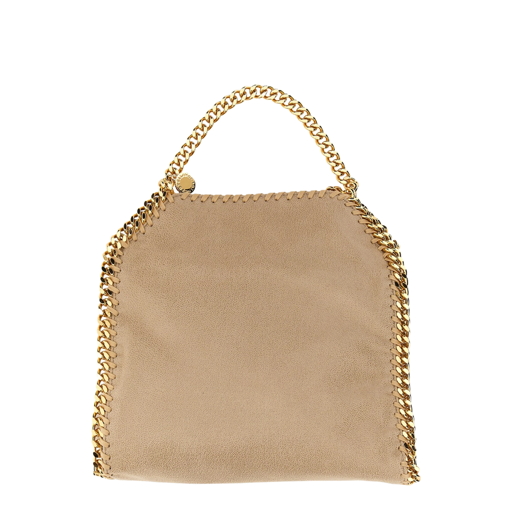 Falabella Mini Matte Vegan Shaggy Deer Tote Bag - Clotted Cream