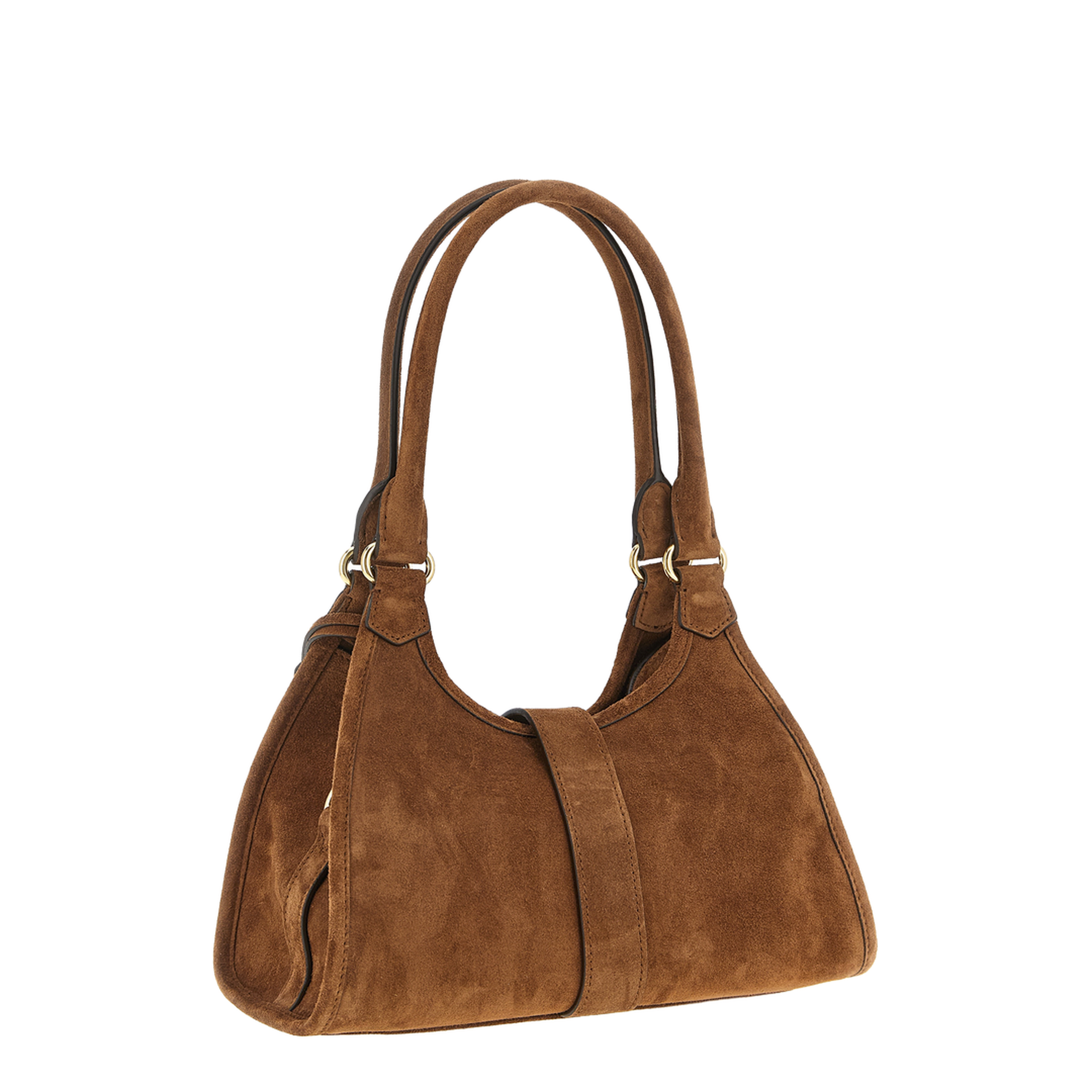 Small Suede Shopping Bag