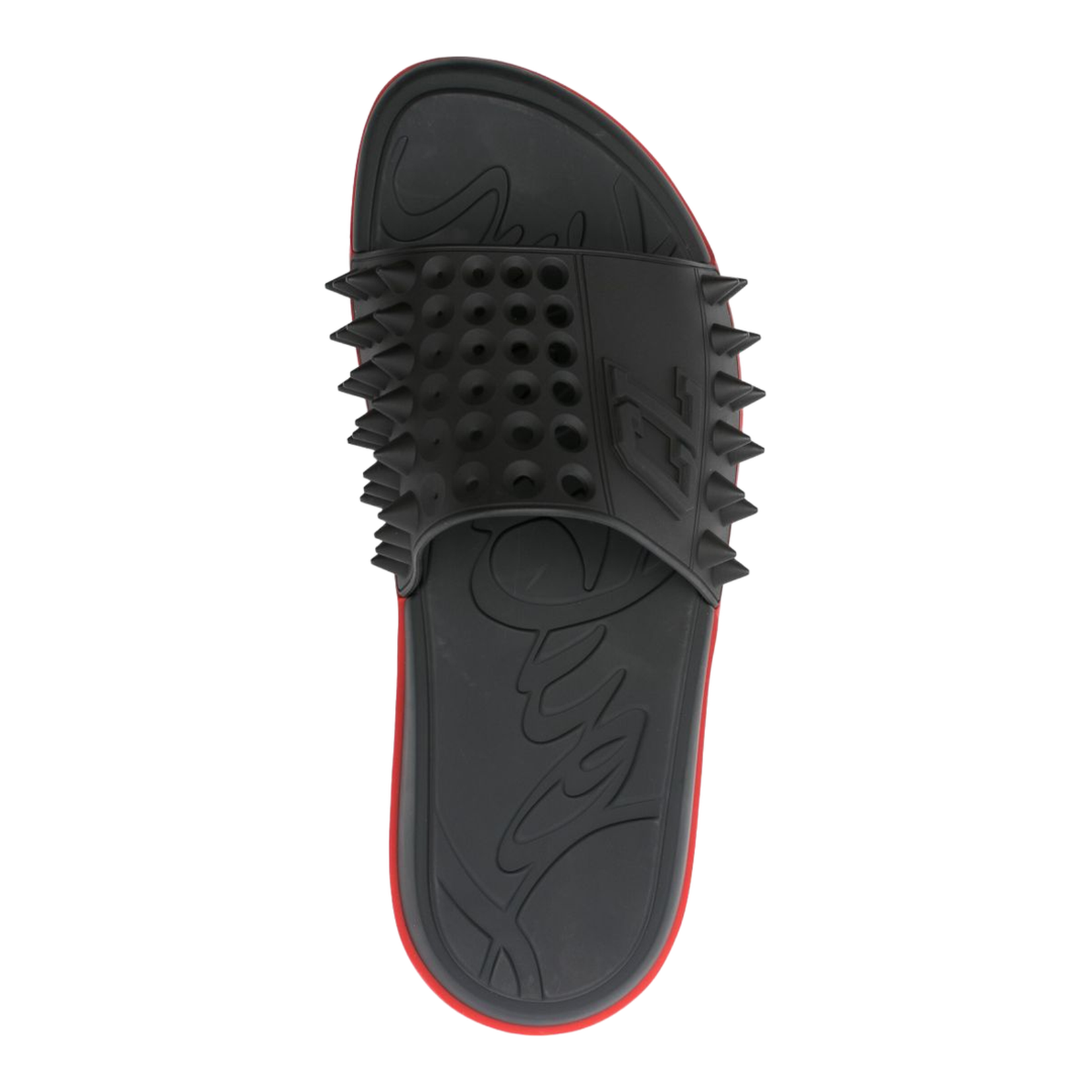 Spiked Stud Design Cut-Out Detailing Flat Slip-On