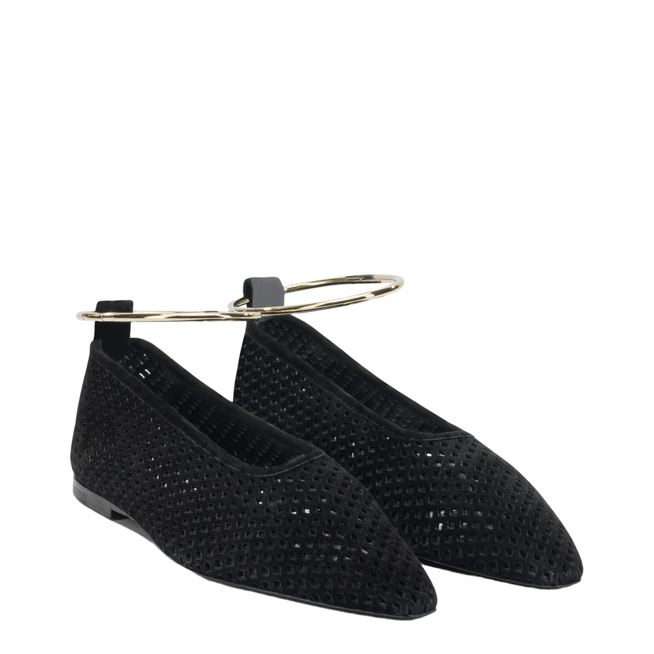 MAYFEYR - Jil Sander - Suede Perforated Ballet Flats - J15WZ0038P7587001