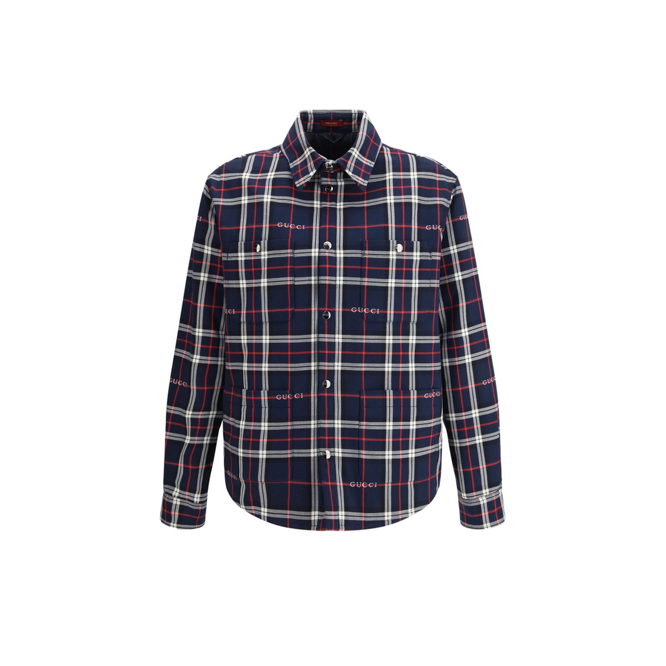MAYFEYR - Gucci - Padded Tartan Cotton Jacquard Shirt - 853013ZAUAC