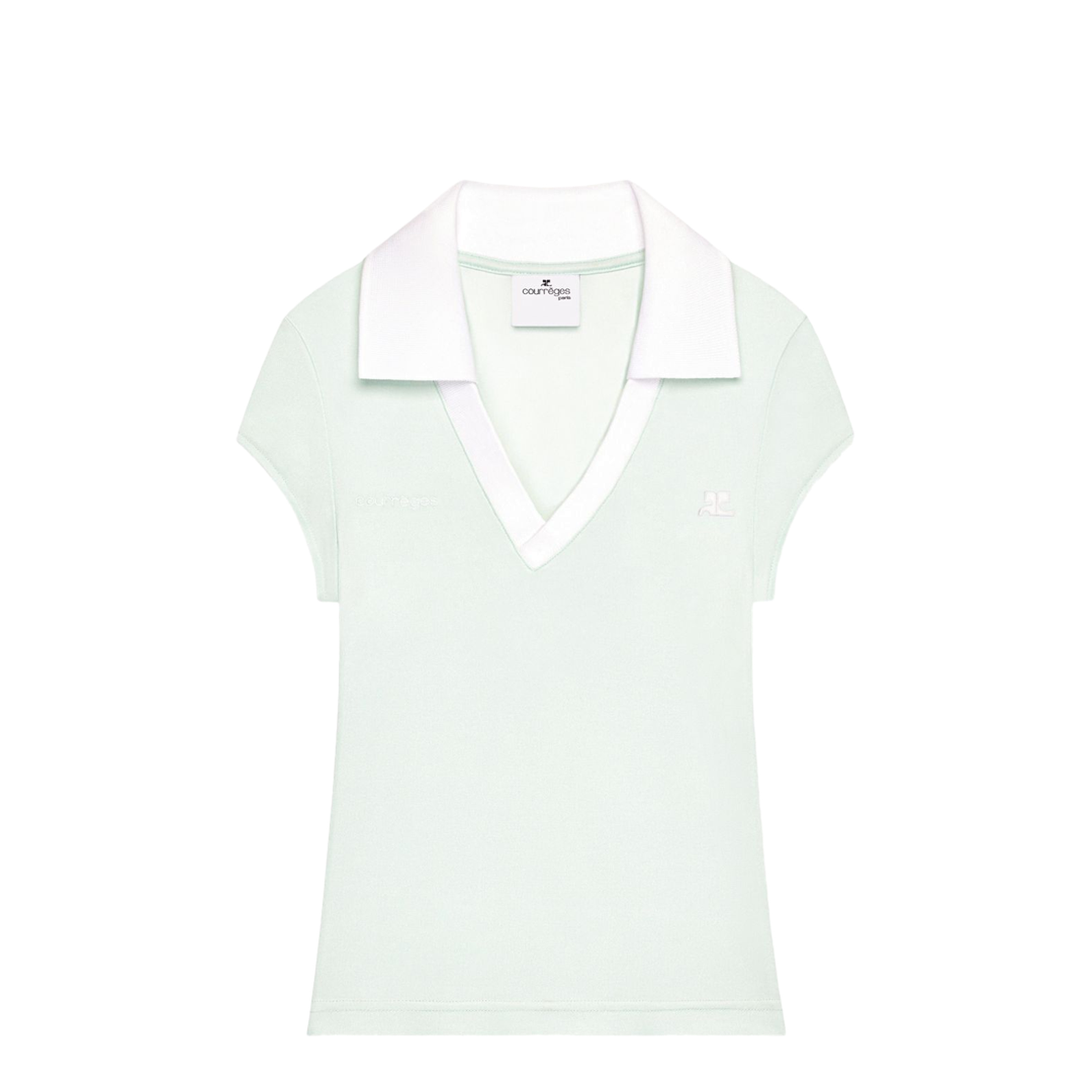 MAYFEYR - Courreges - T-Shirts And Polos Clear Blue - 126JPO057JS0195B216