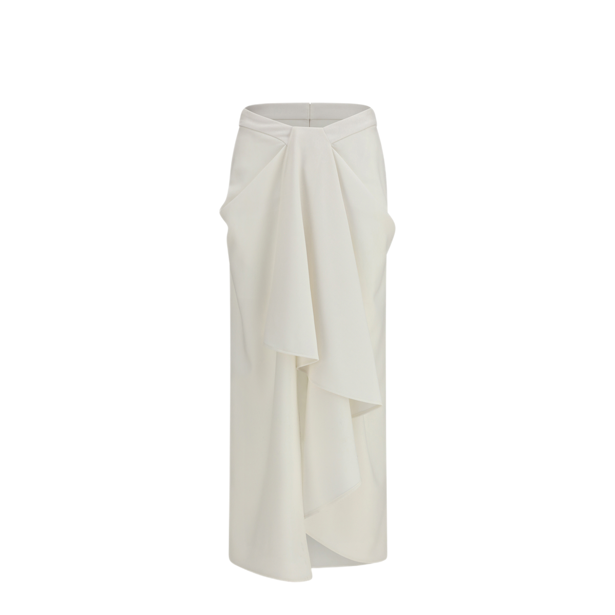 MAYFEYR - Givenchy - Long Draped Wool And Mohair Skirt - BW411U10Q0100