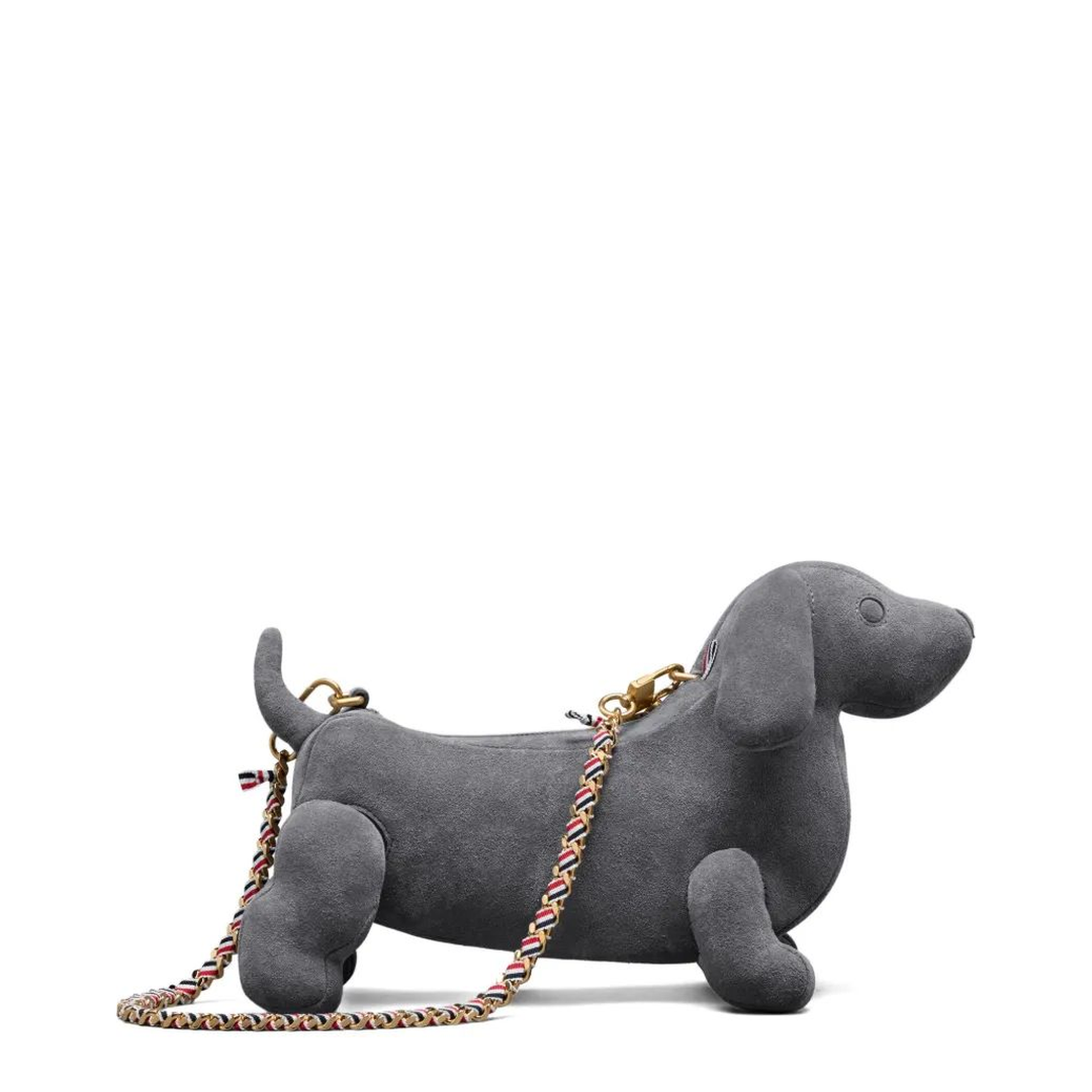 Hector Suede Shoulder Bag Grey