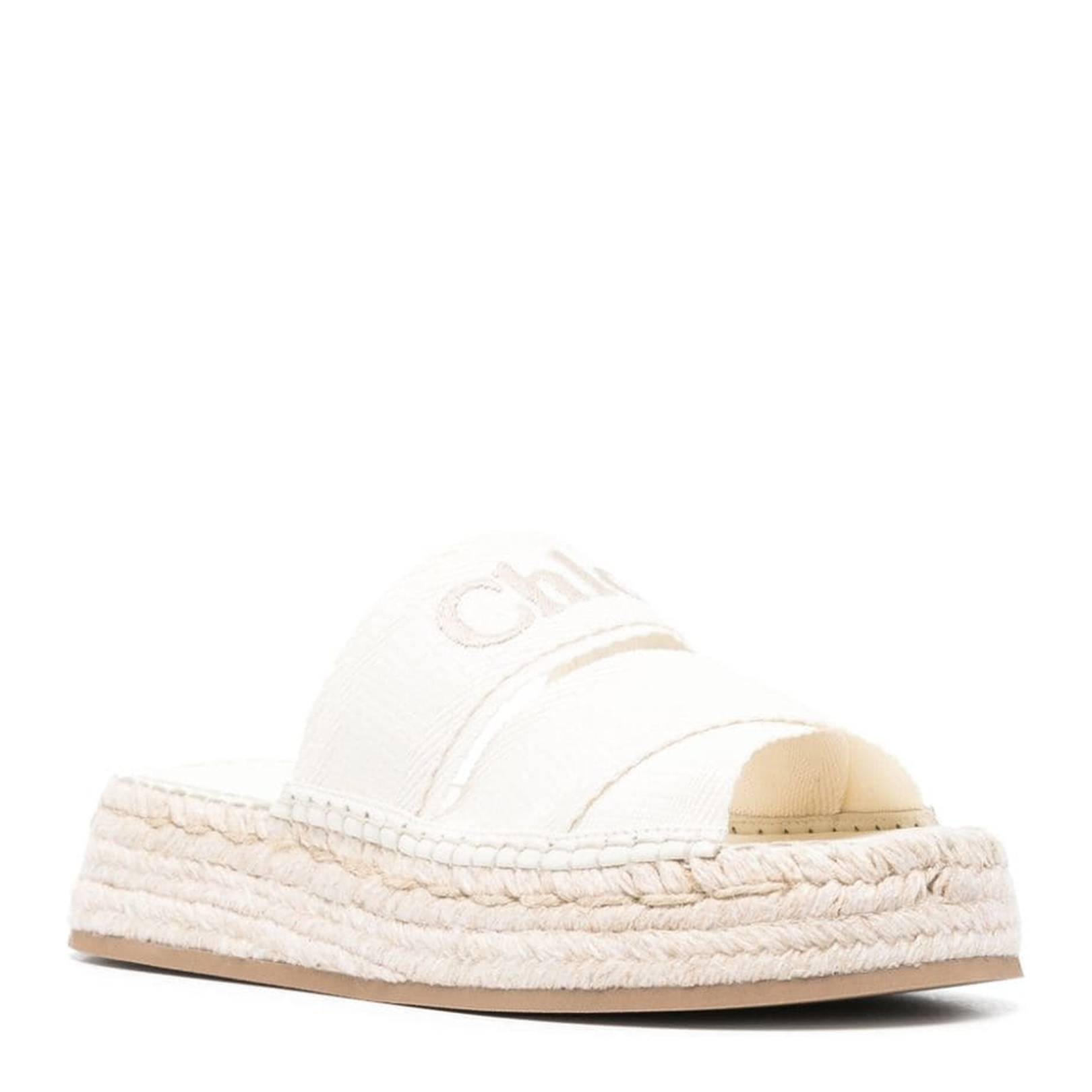 Chloè Mila Platform Sandals - White