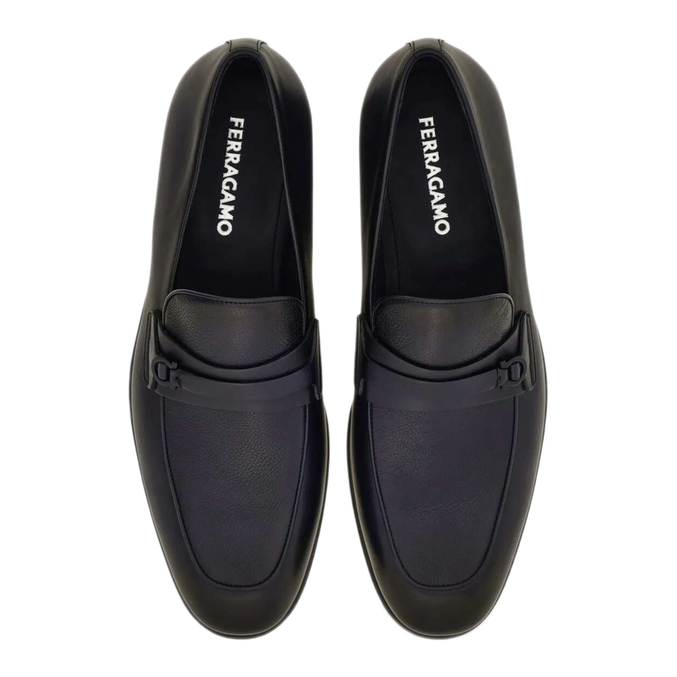 MAYFEYR - Ferragamo - Shaded Leather Loafers - 0223850784405NAVY