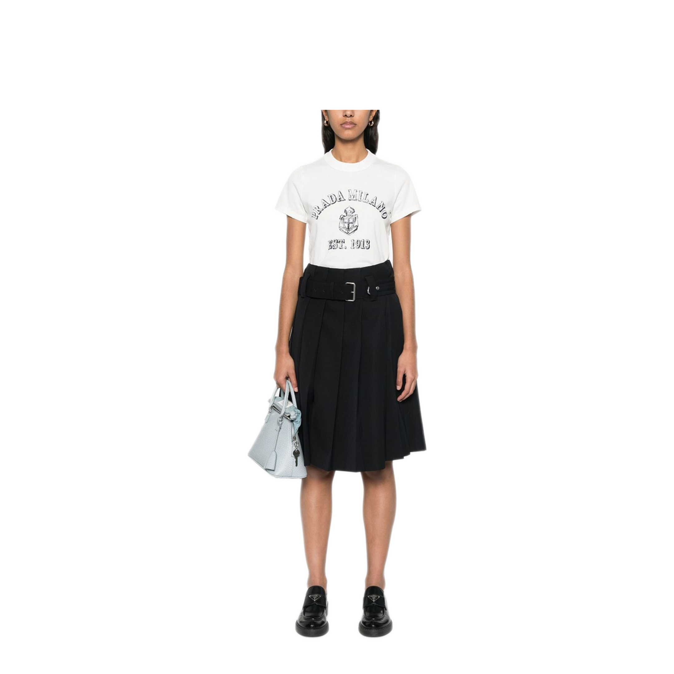 MAYFEYR - Prada - Logo Print Jersey T-Shirt - 3557BSOOO16XQF0009