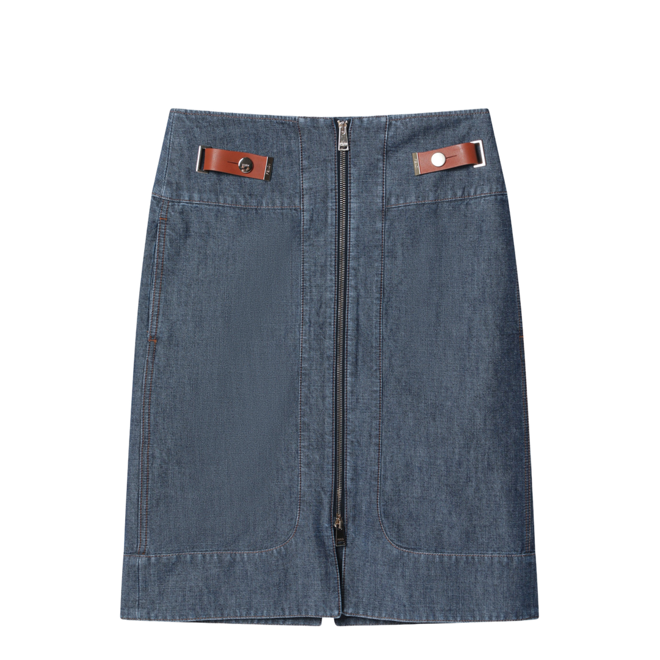 Denim Skirt Denim Blue
