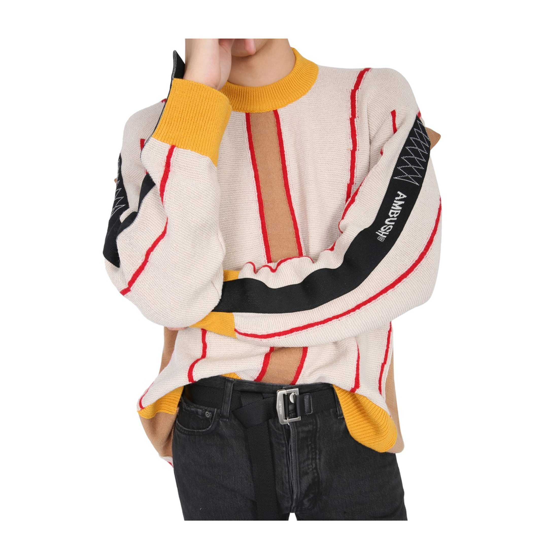 MAYFEYR - AMBUSH - Crew Neck Sweater - BMHE004F20KNI0016184