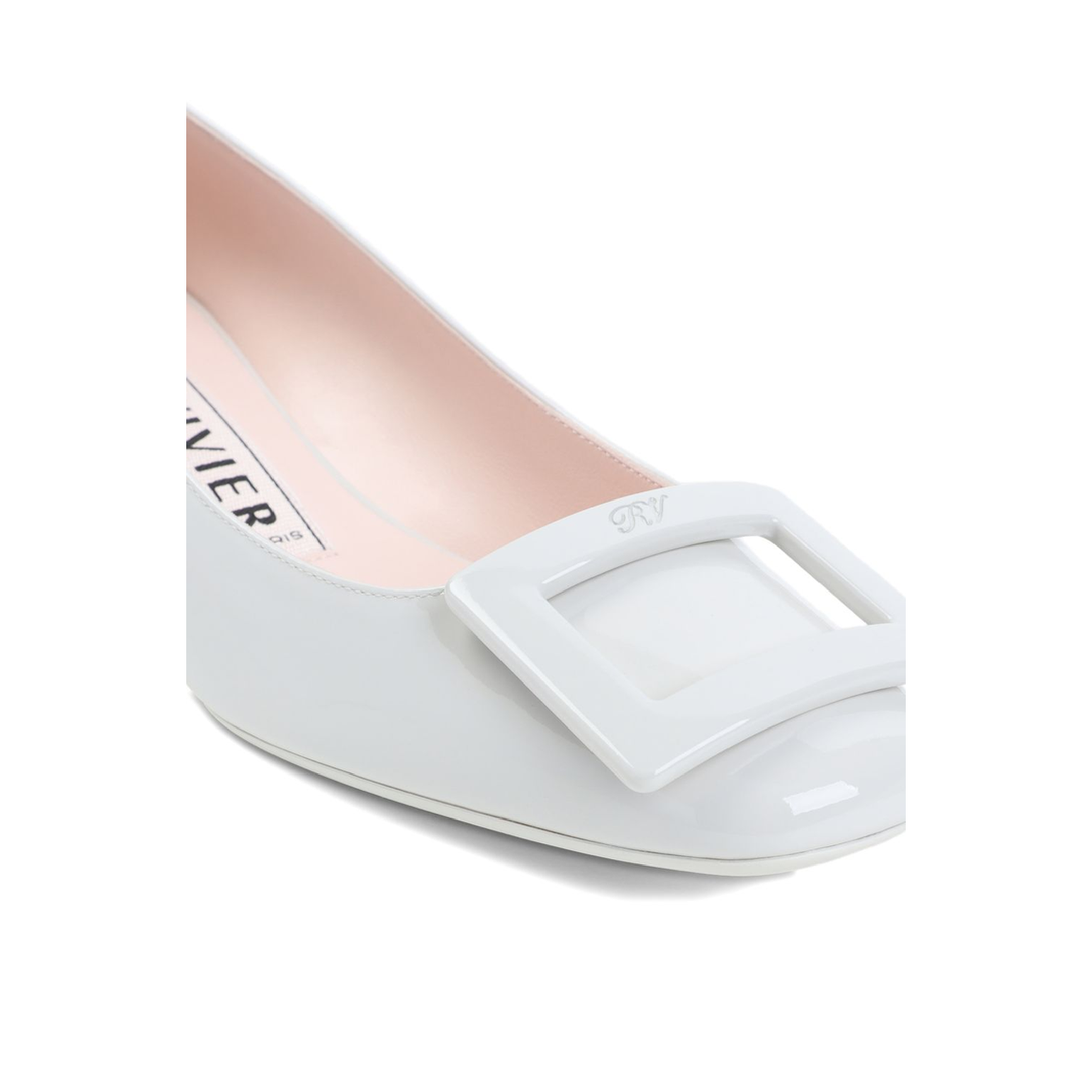 U Look Ballerinas in Patent Leather - Ice Gray