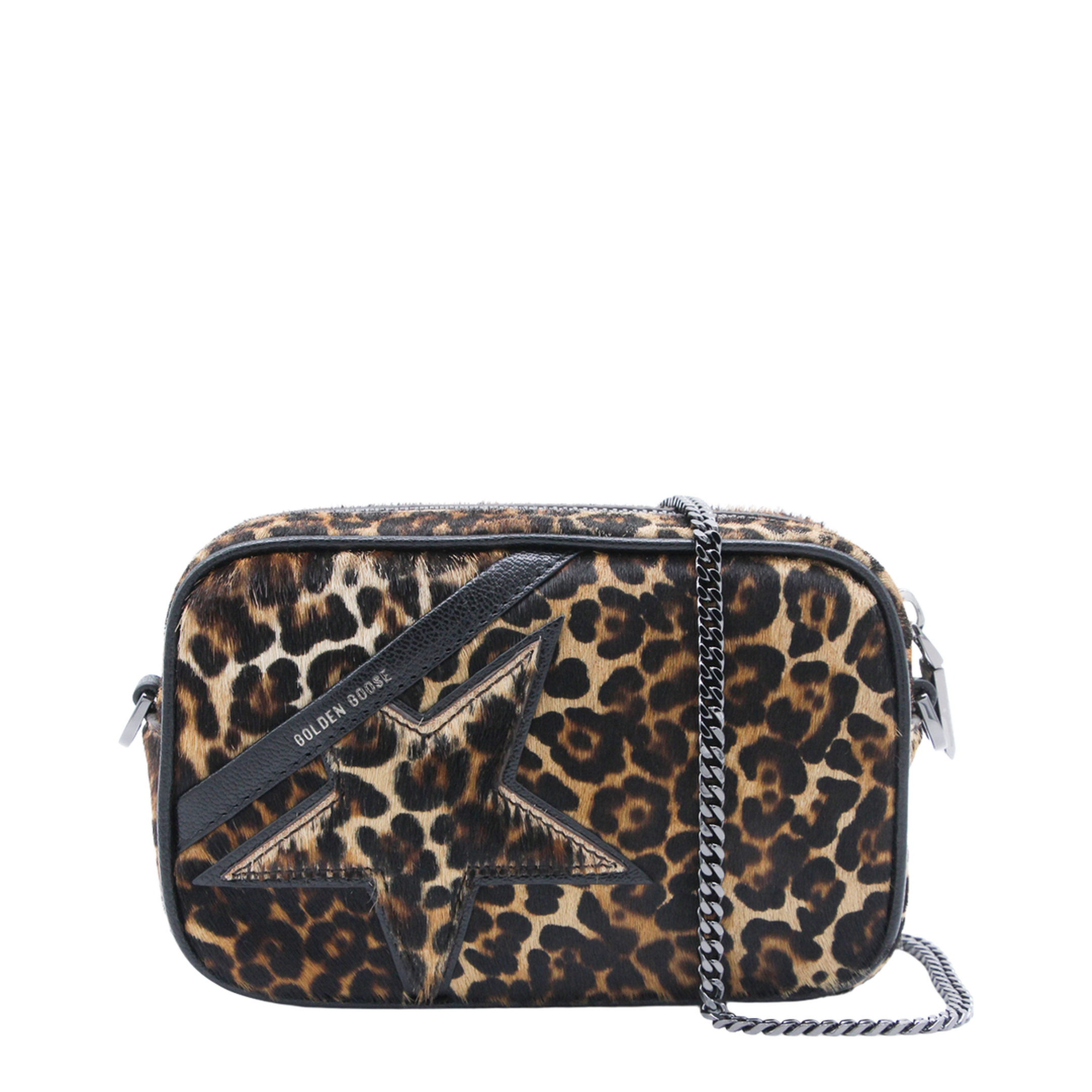 Mini Star Bag Mini Pony Skin Crossbody Bag - Beige, Brown and Black