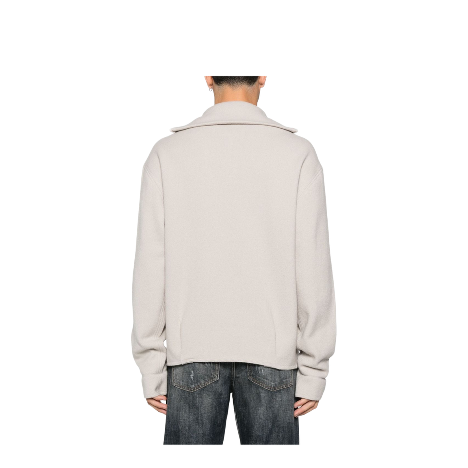 Silk & Nylon Wool Turtle-Neck Jumper