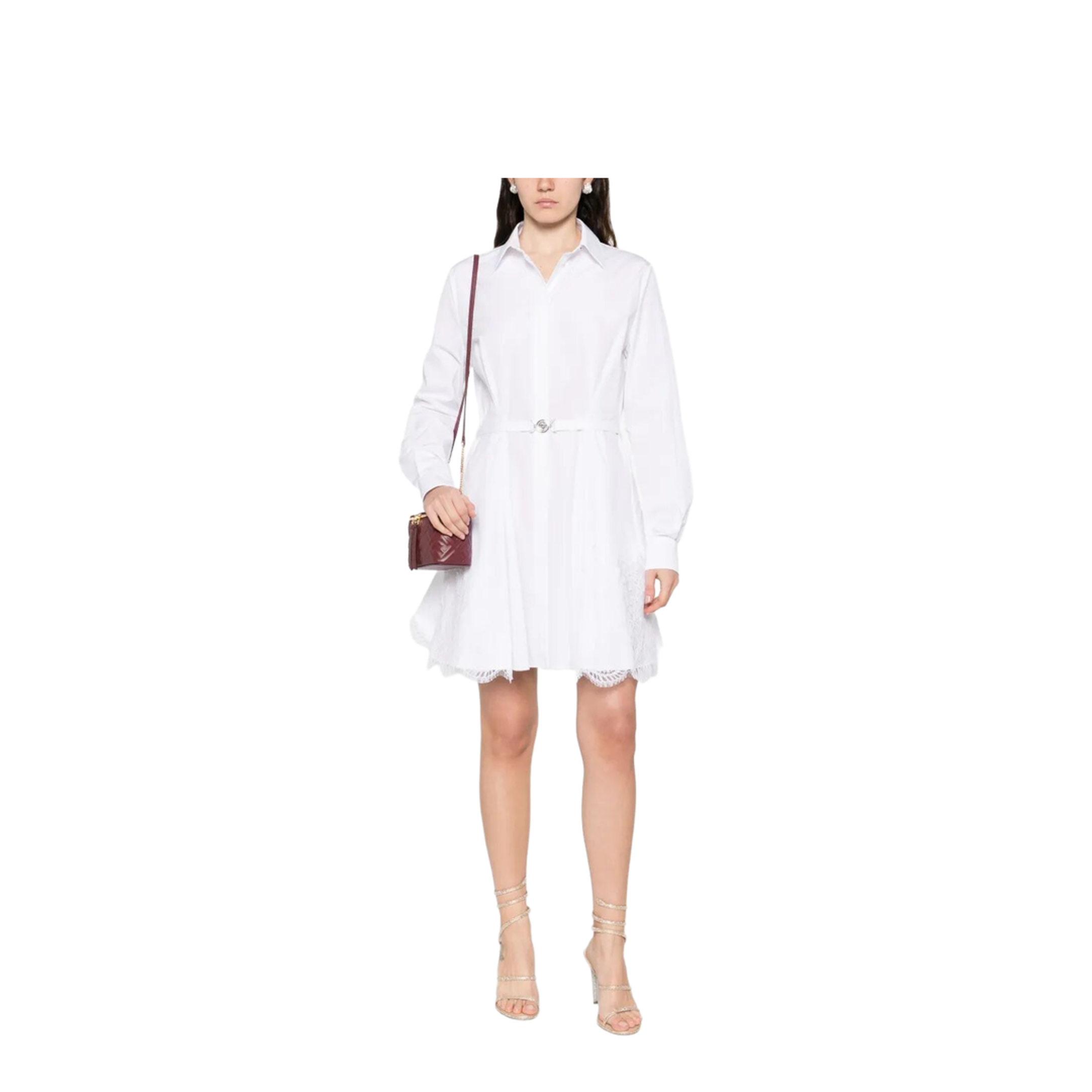 Belted Cotton Shirt Dress