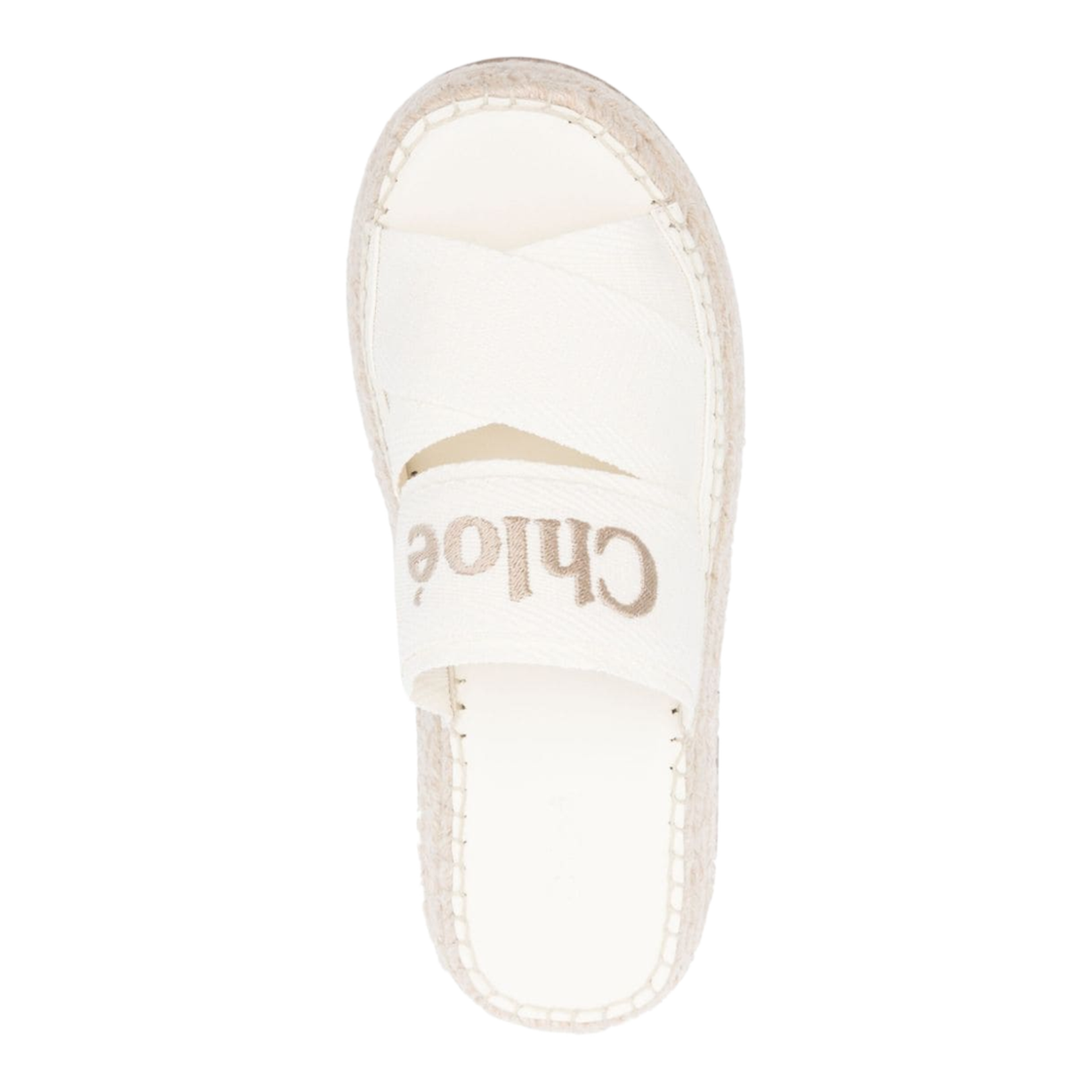 Chloè Mila Platform Sandals - White