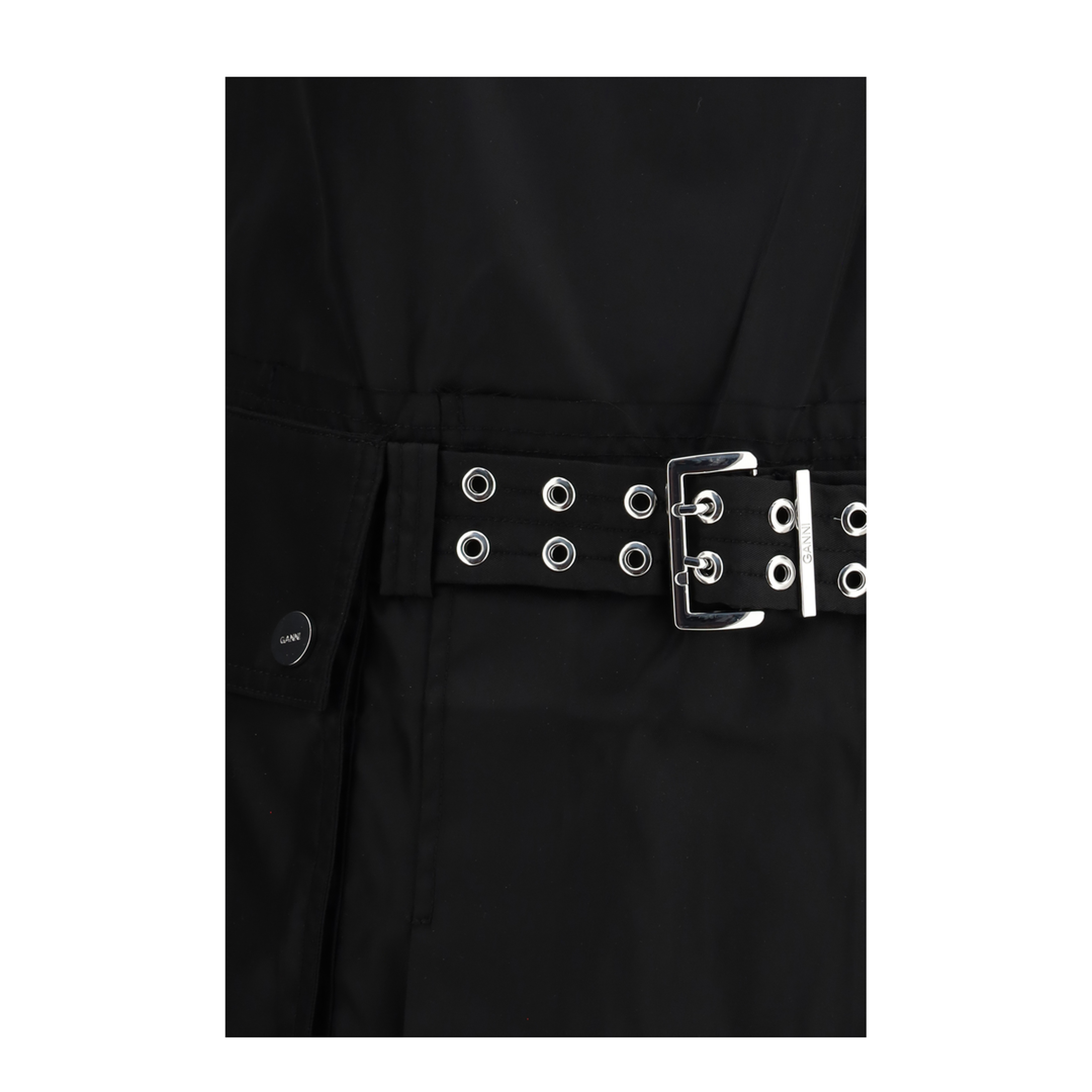 MAYFEYR - Ganni - Duchesse Nylon Belted Mini Dress - A1030167