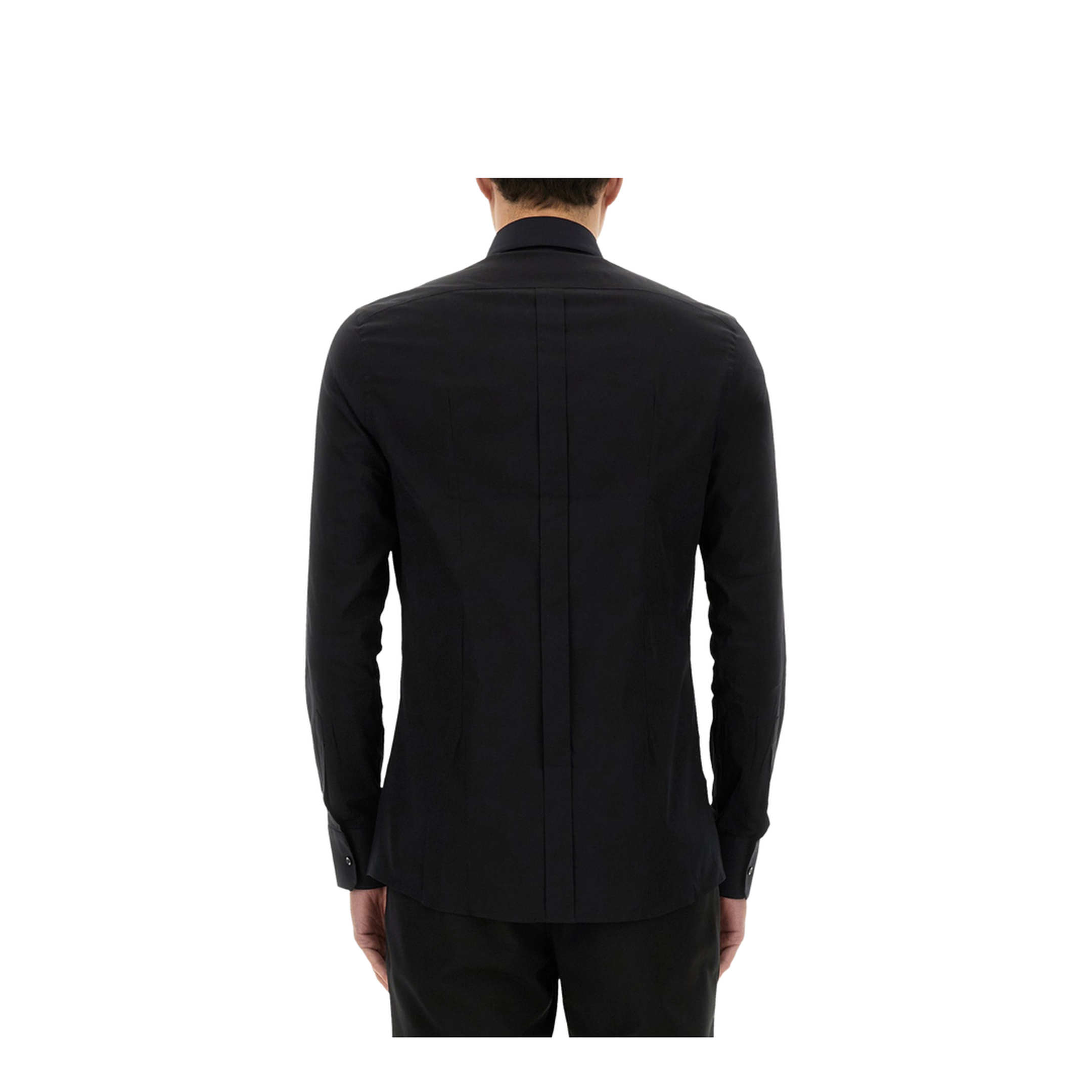 Gold Poplin Stretch Shirt