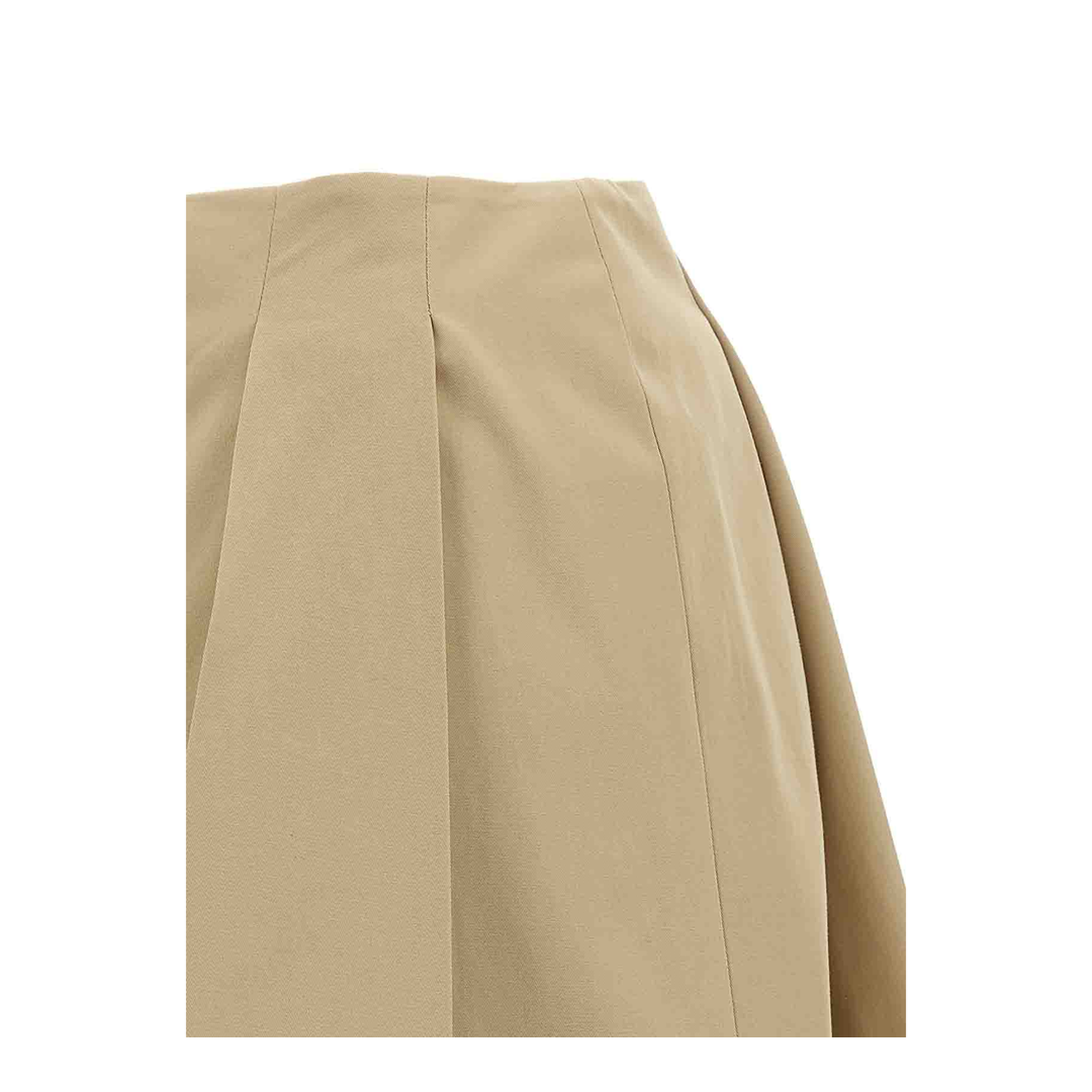 Chain Embellished Skirt Sand Beige