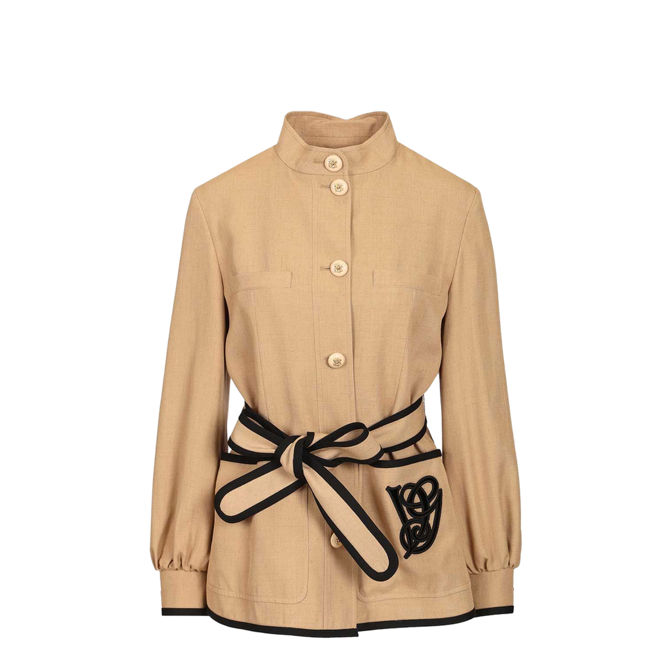 Caban Embroidered Logo Jacket