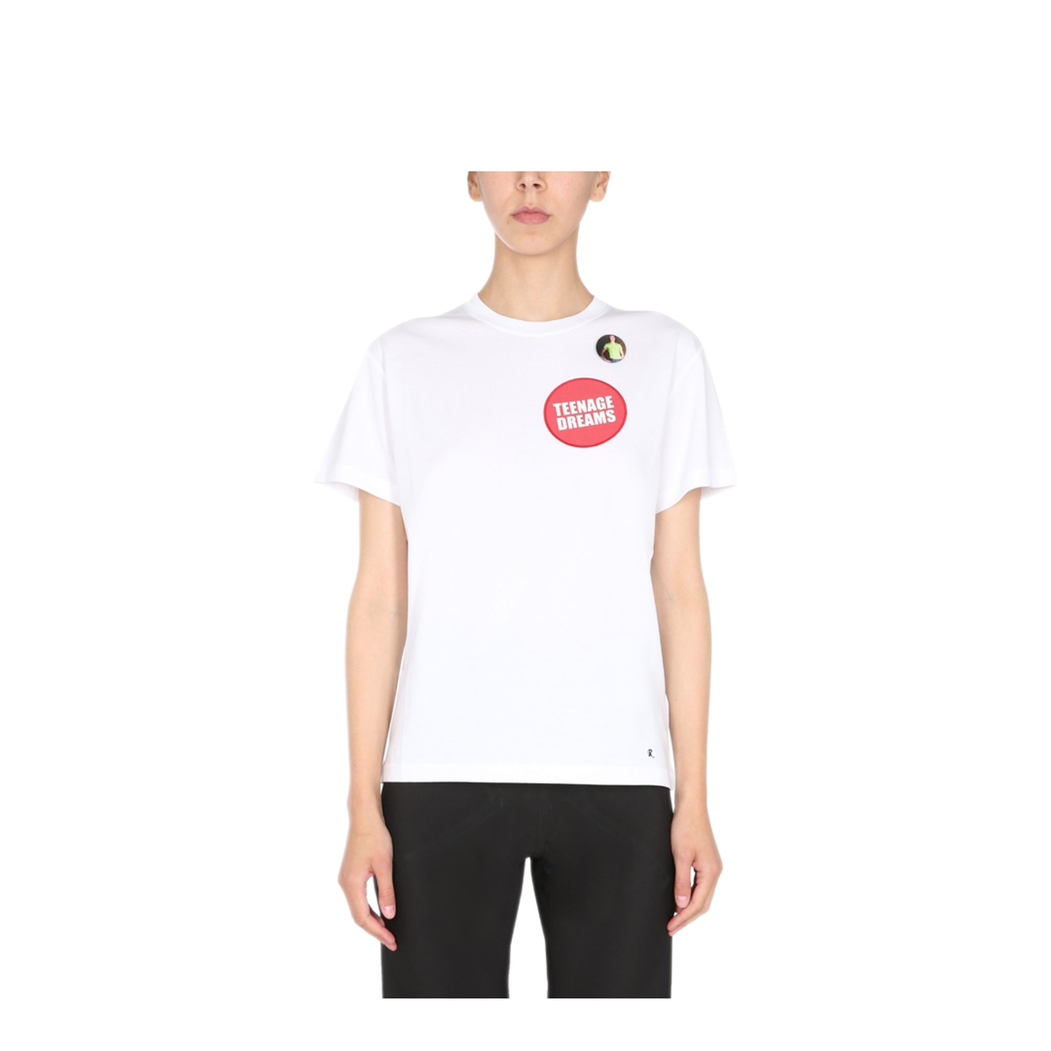 MAYFEYR - RAF SIMONS - Crew Neck T Shirt - 211W100190010010