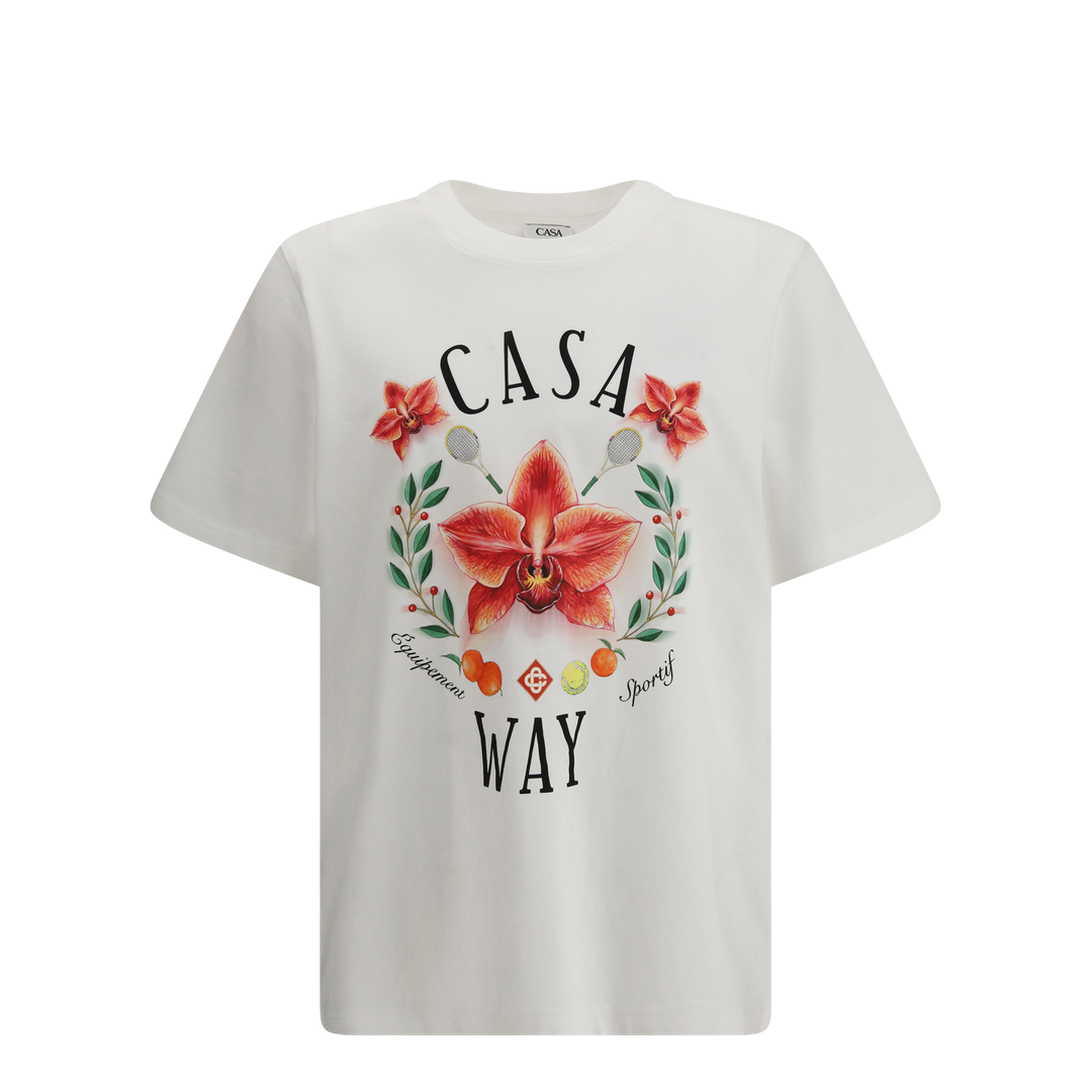 MAYFEYR - Casablanca - Orchid Logo Short Sleeve T-Shirt - MSP26JTS00115