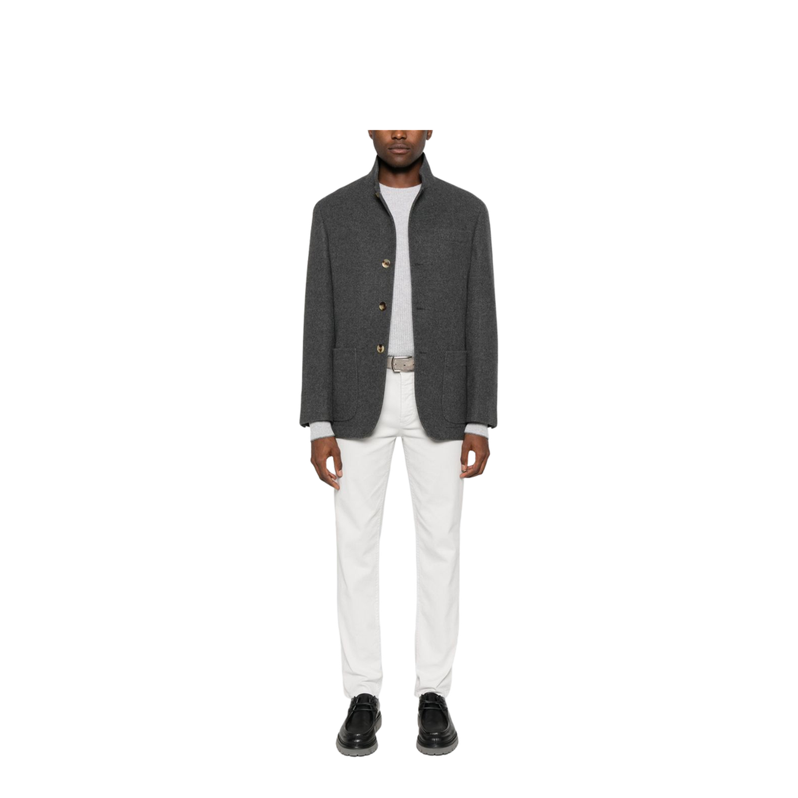 Single-breasted Cashmere Jacket