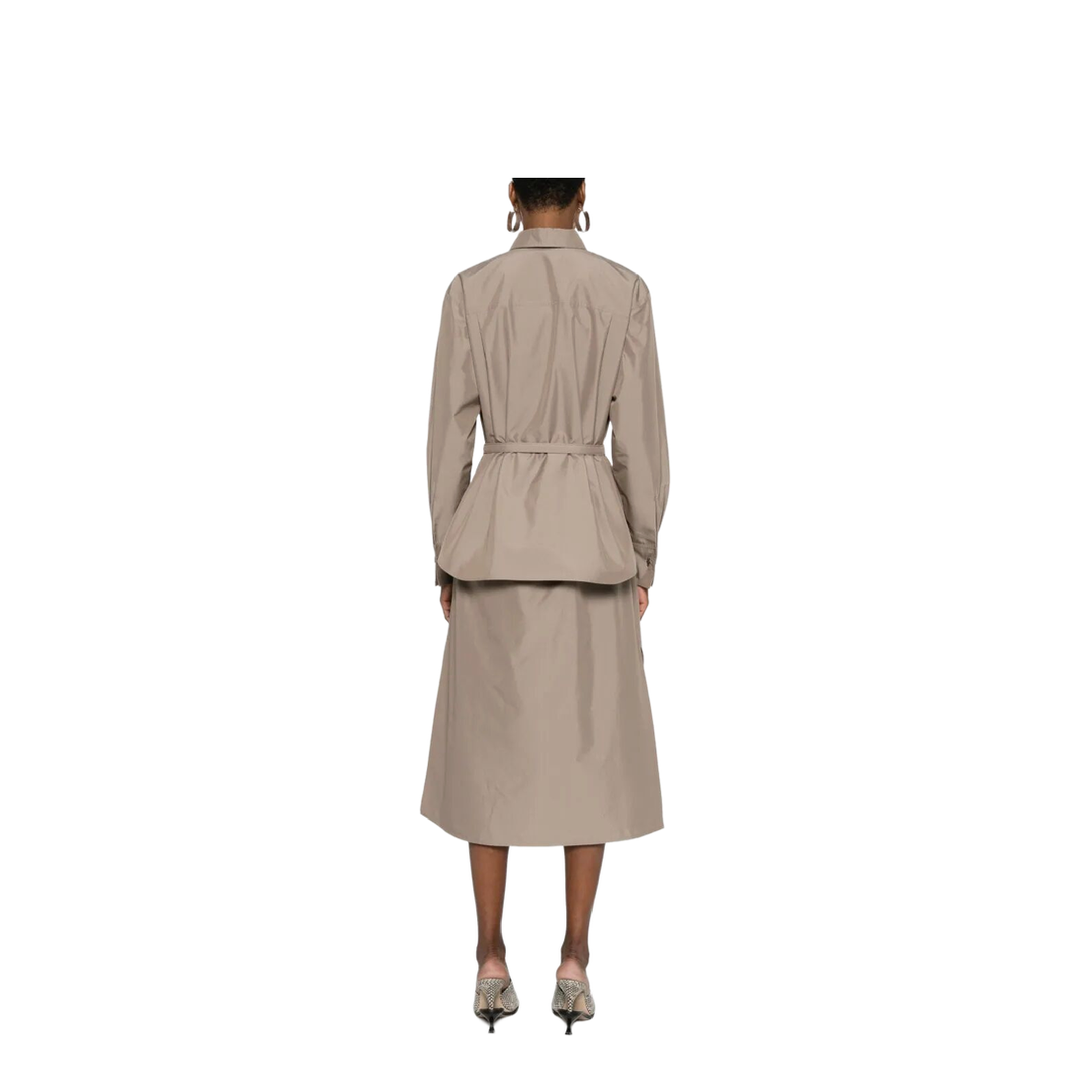 MAYFEYR - Fendi - Poplin Belted Shirt Dress - FDD311AQ3K