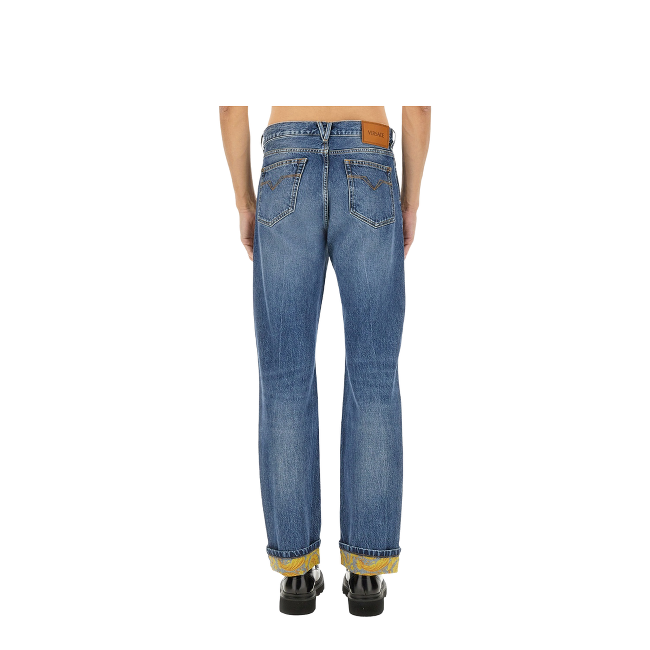 Indigo Blue Cotton Jeans