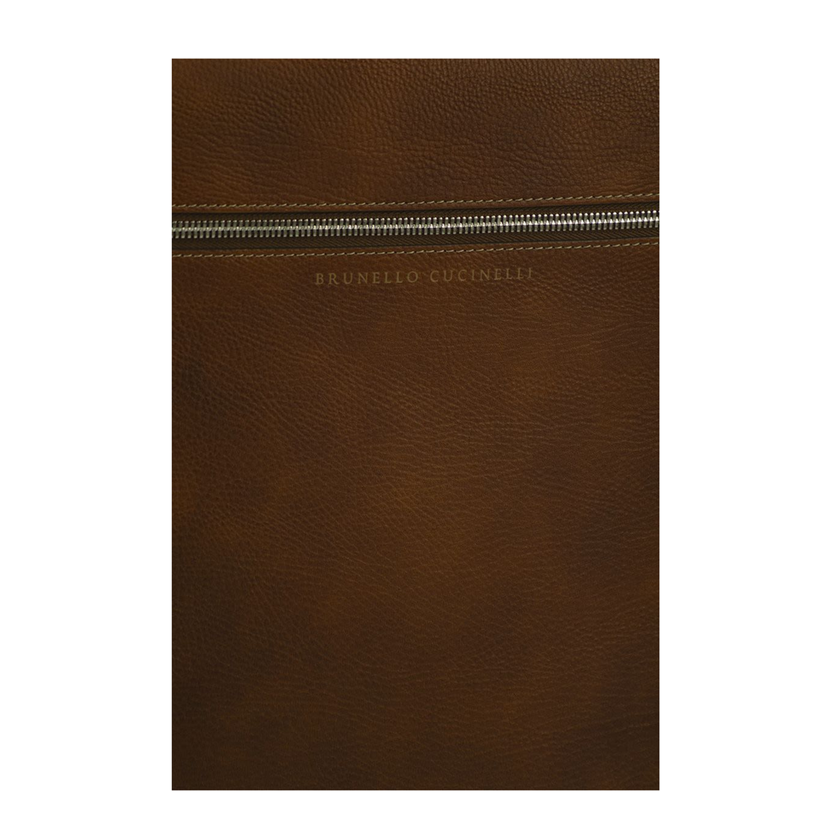 Grained Calfskin Trolley Bag in Copper