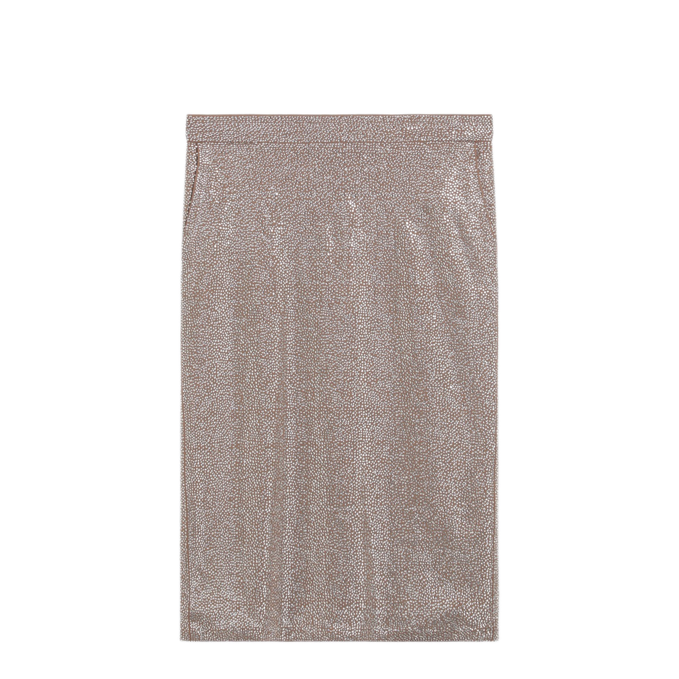 MAYFEYR - Giuseppe Di Morabito - Midi Skirt With Silver Rhinestones - 04SSSK145FC04428AC21