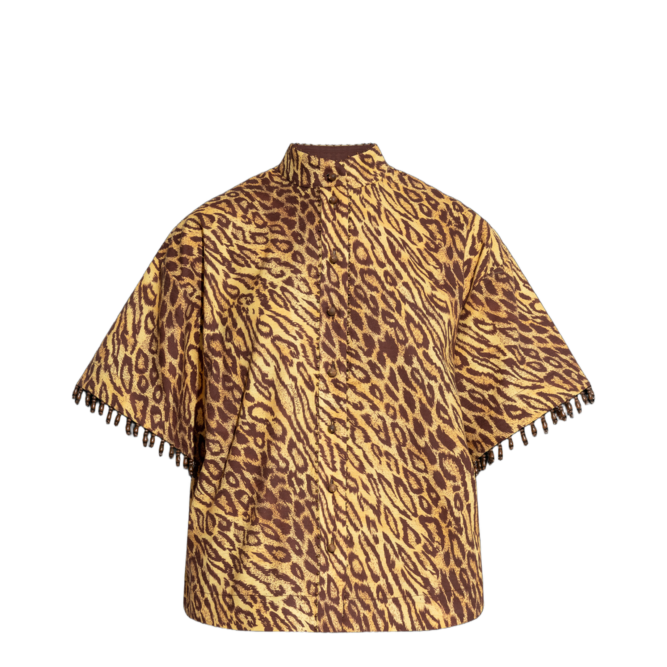 Shirt with decorative beads