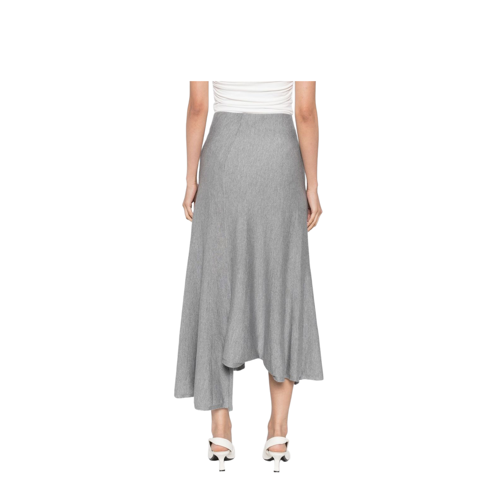 Wool Midi Skirt