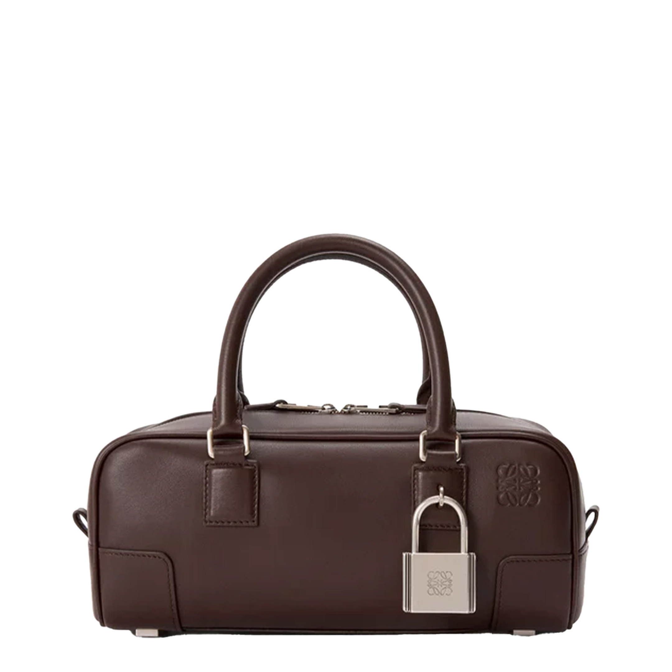 Amazona 23 Cropped Leather Shoulder Bag - Brown