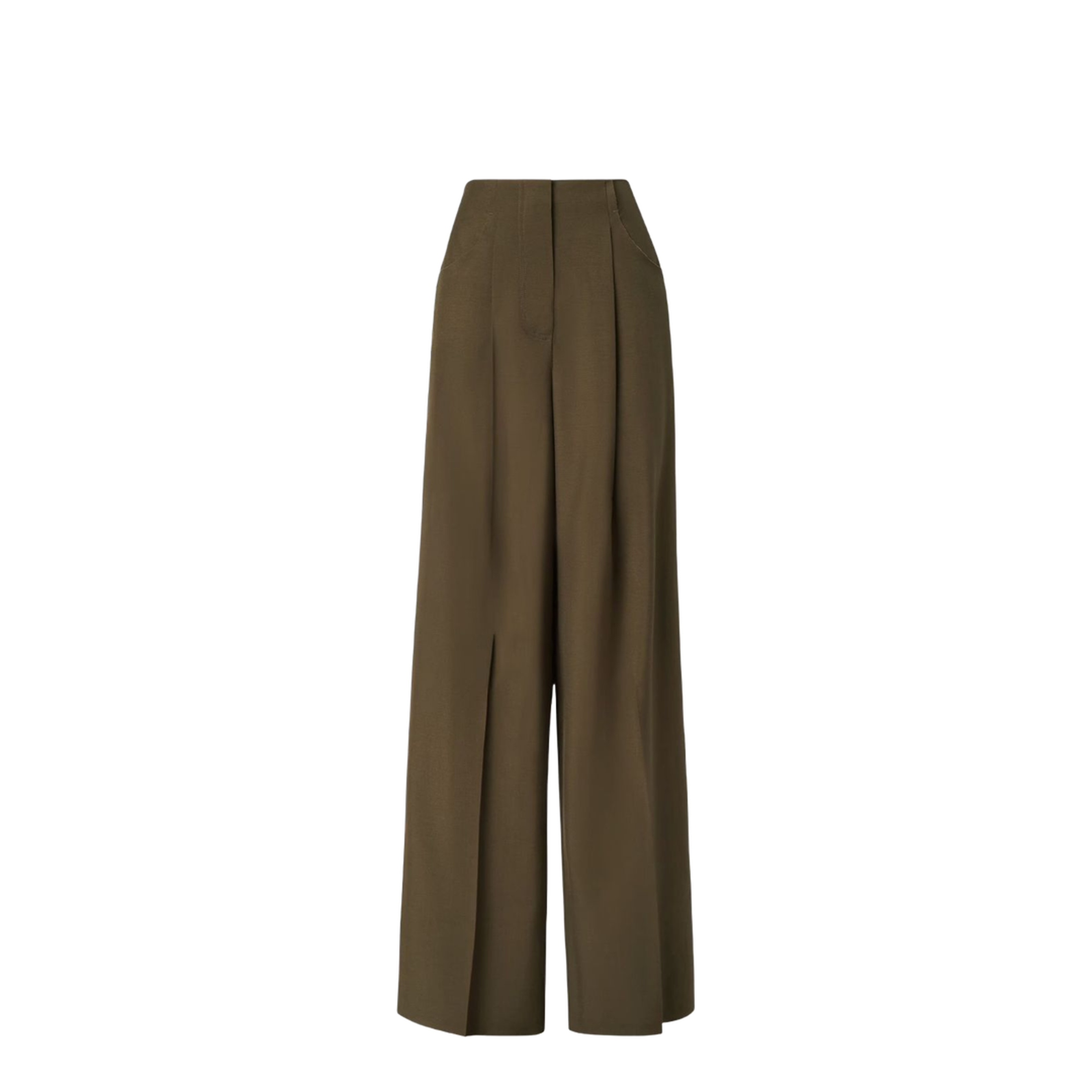 Trousers Wool Green